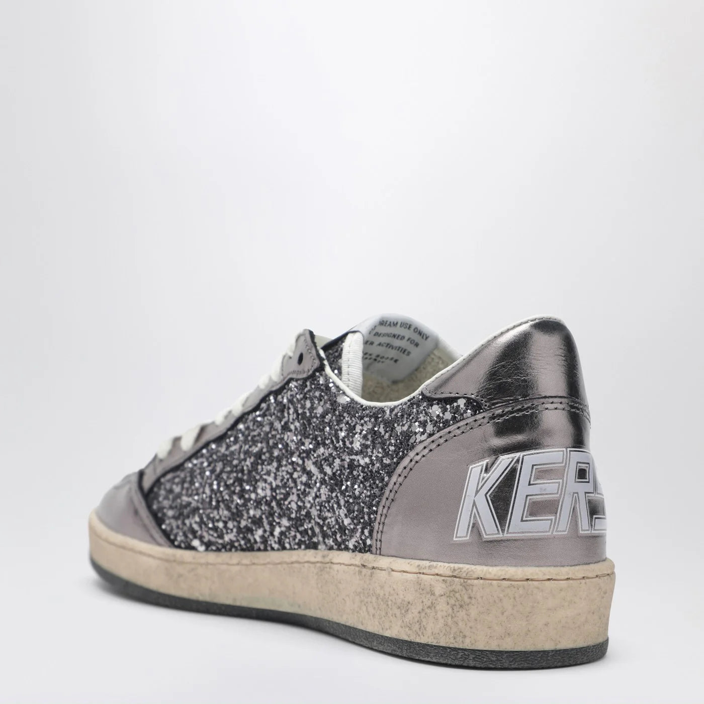 Golden Goose Ballstar silver glitter Sneakers