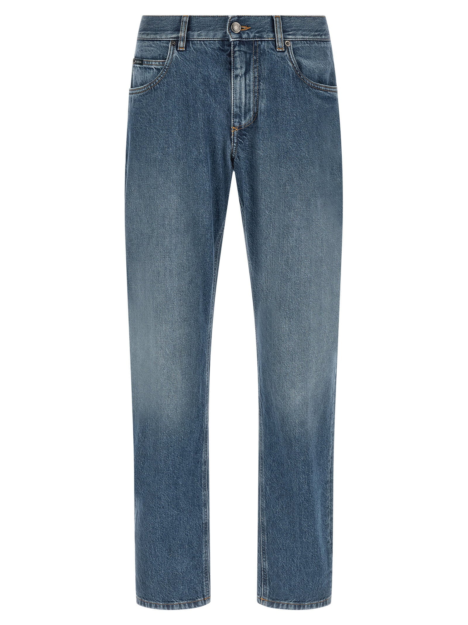 Dolce & Gabbana Heraldic Embroidery Jeans