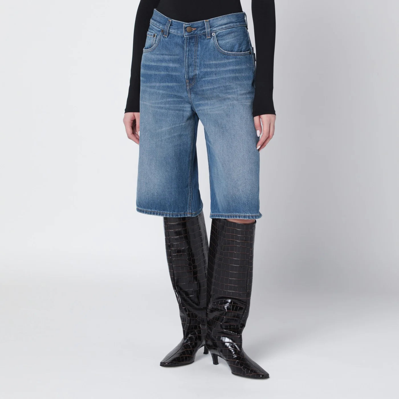 HAIKURE Blue Becky bermuda shorts