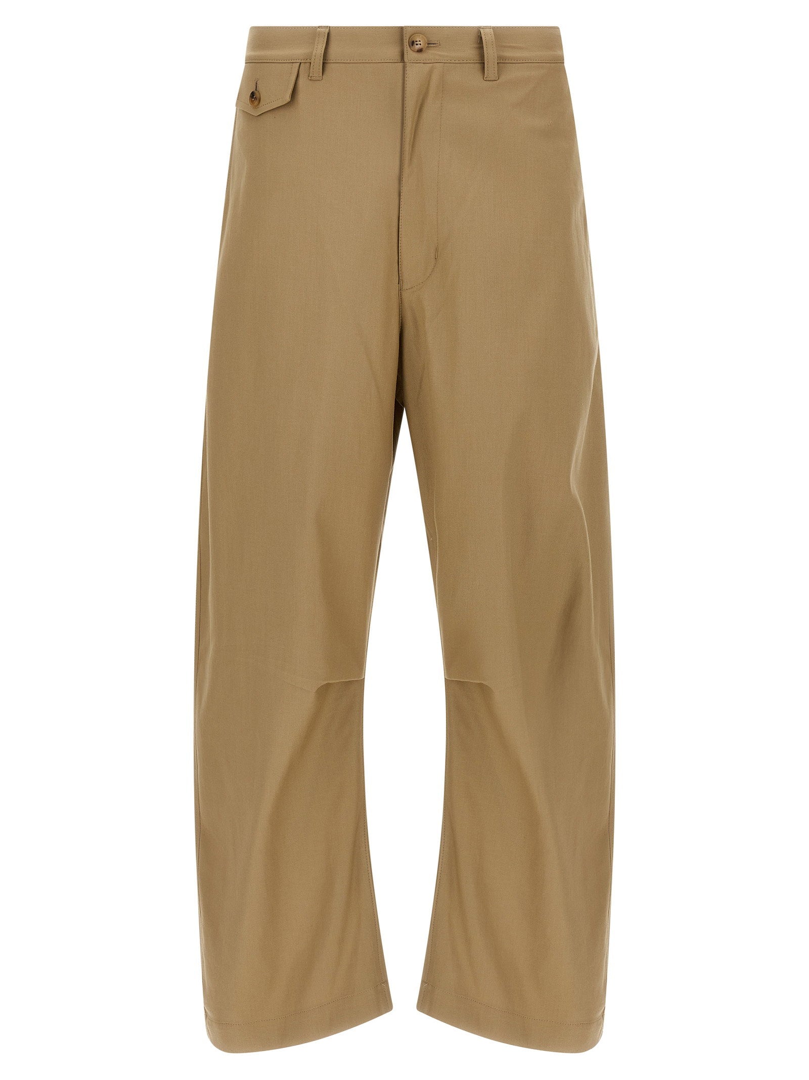 Comme Des Garҫons Homme Curved Leg Pants