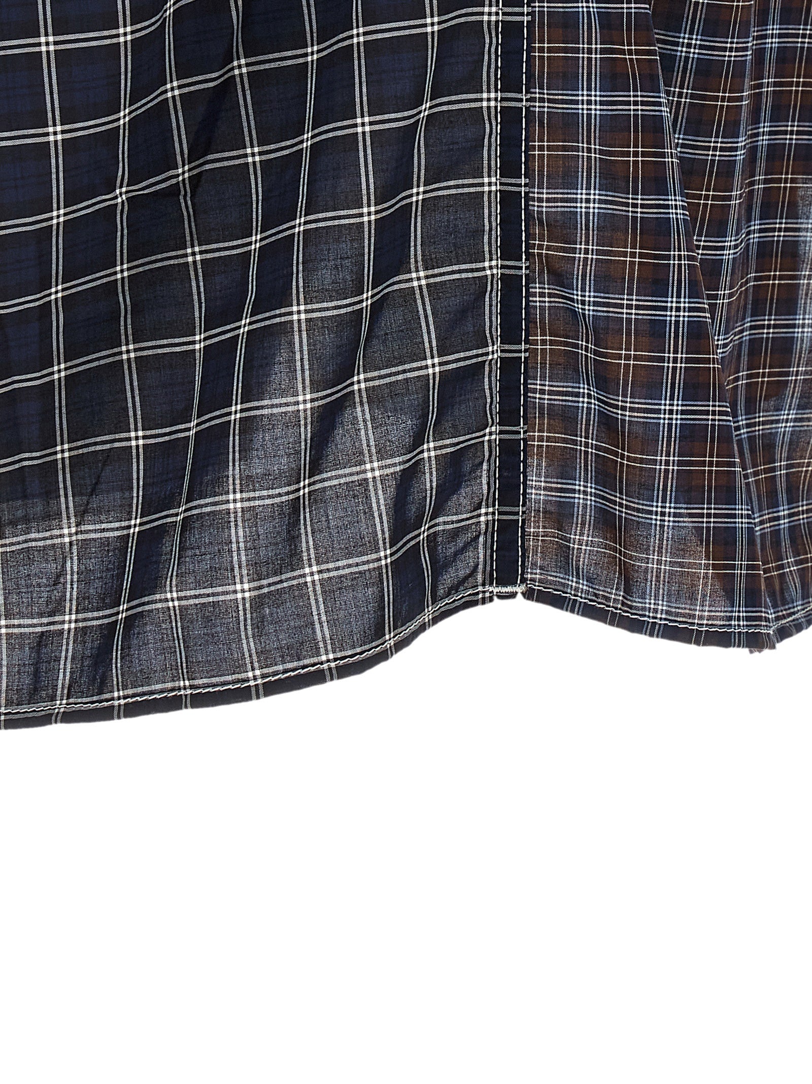 Comme Des Garҫons Homme Check Patterned Shirt