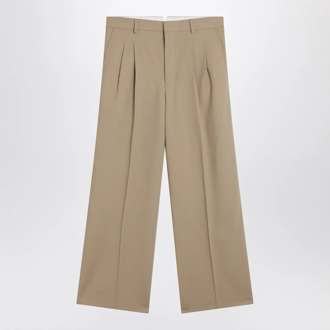 Ami Paris Beige wool trousers