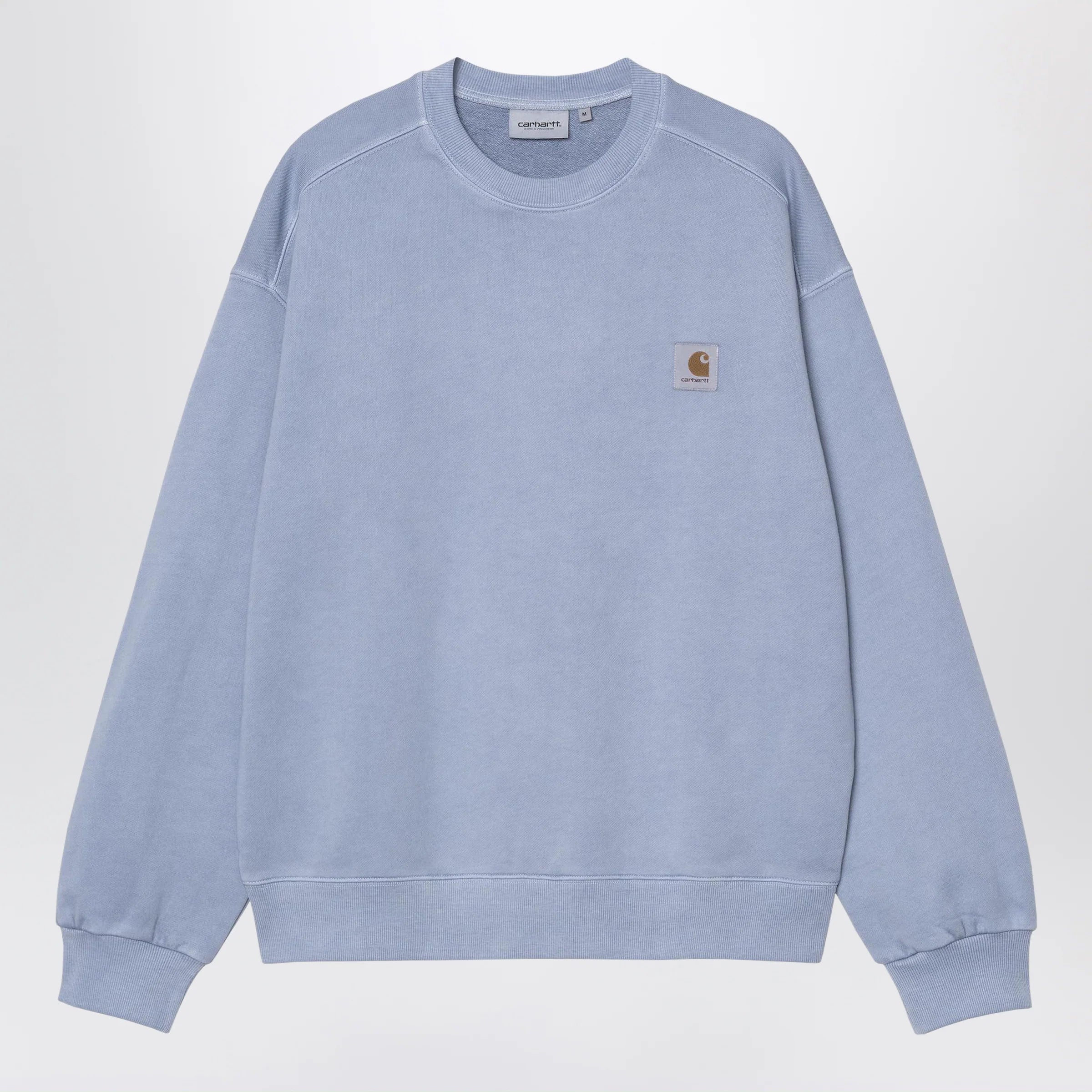 Carhartt WIP Nelson Gentle Blue/Garment dyed sweatshirt