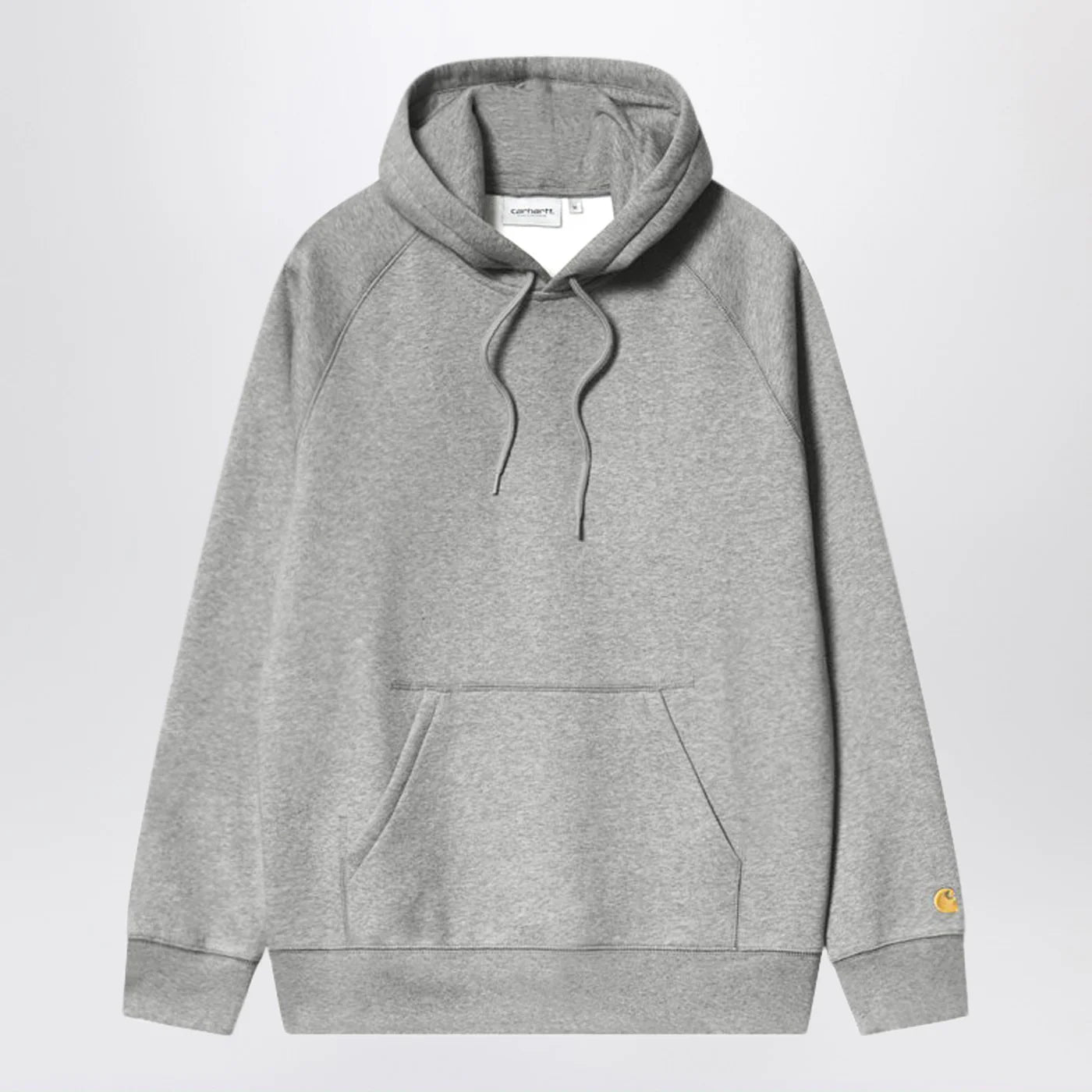 Carhartt WIP Grey Heather/Gold Hooded Chase Sweatshirt