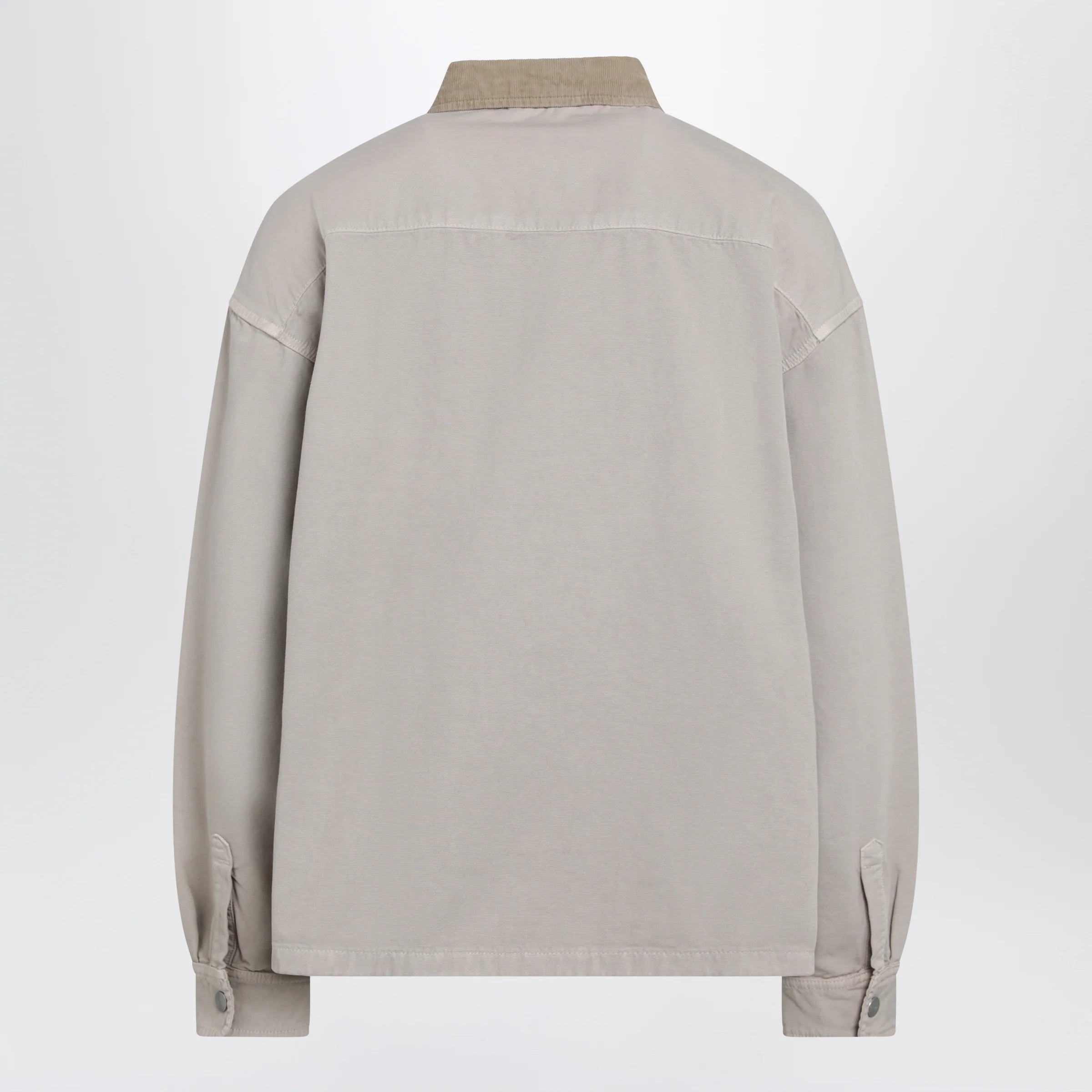 Carhartt WIP Prescott shirt jacket in cotton canvas beige