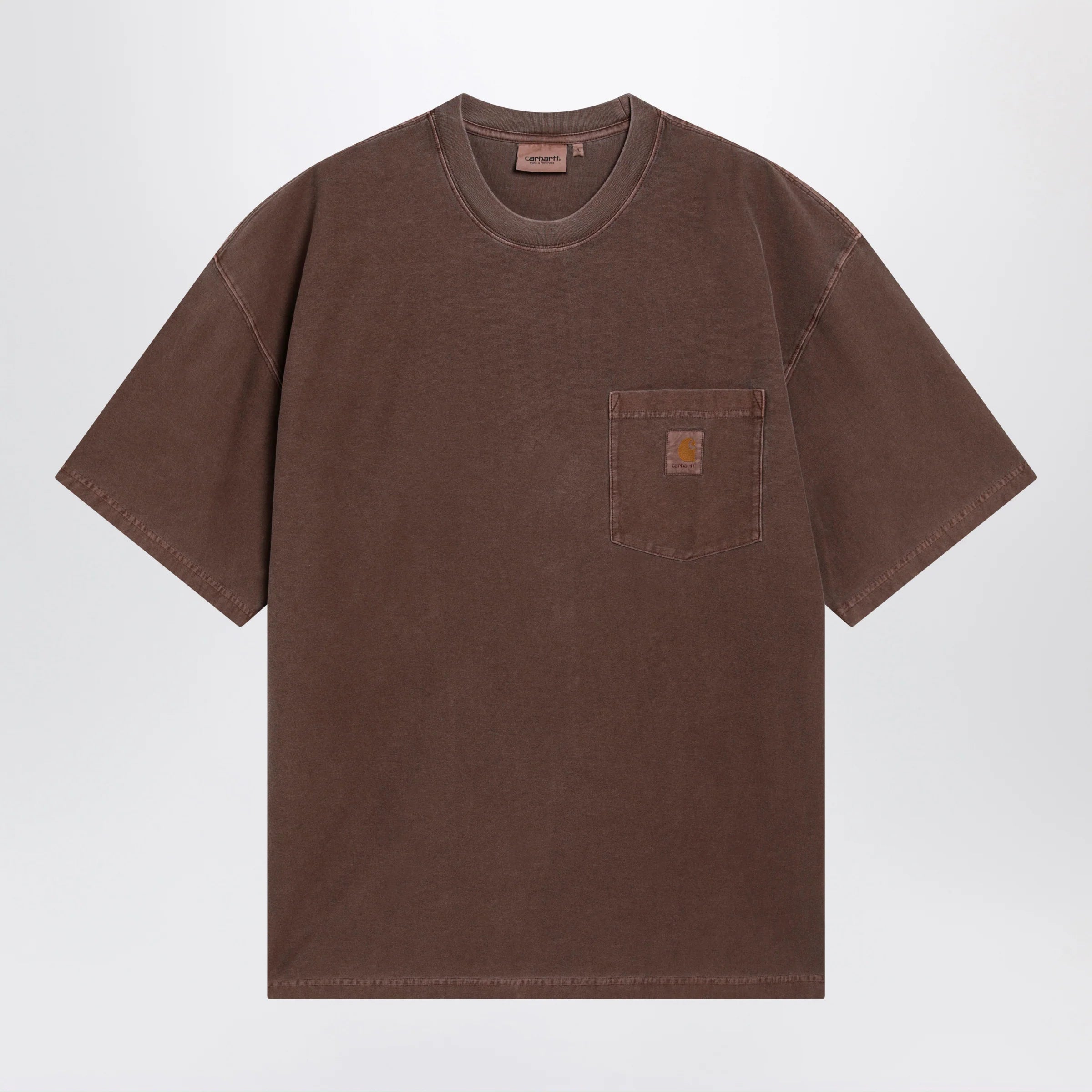Carhartt WIP Loose Pocket T-shirt in tobacco-coloured cotton jersey