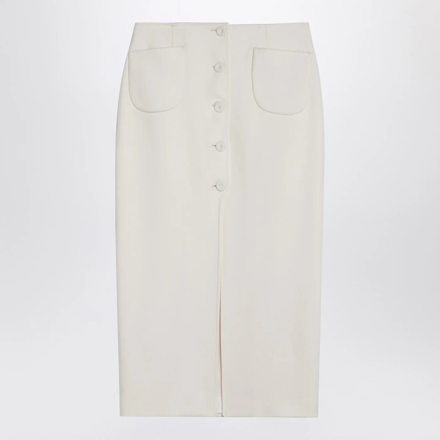 Margaux Lönnberg White Jagger midi skirt