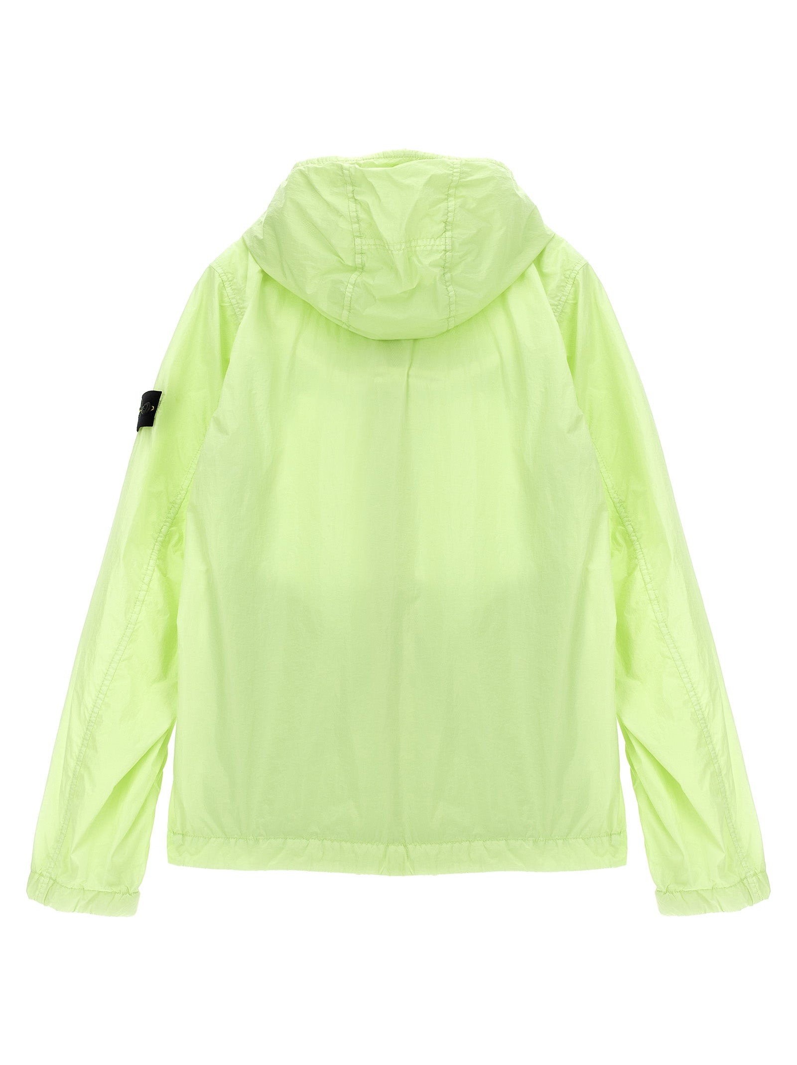 Stone Island Junior Logo Badge Hooded Jacket
