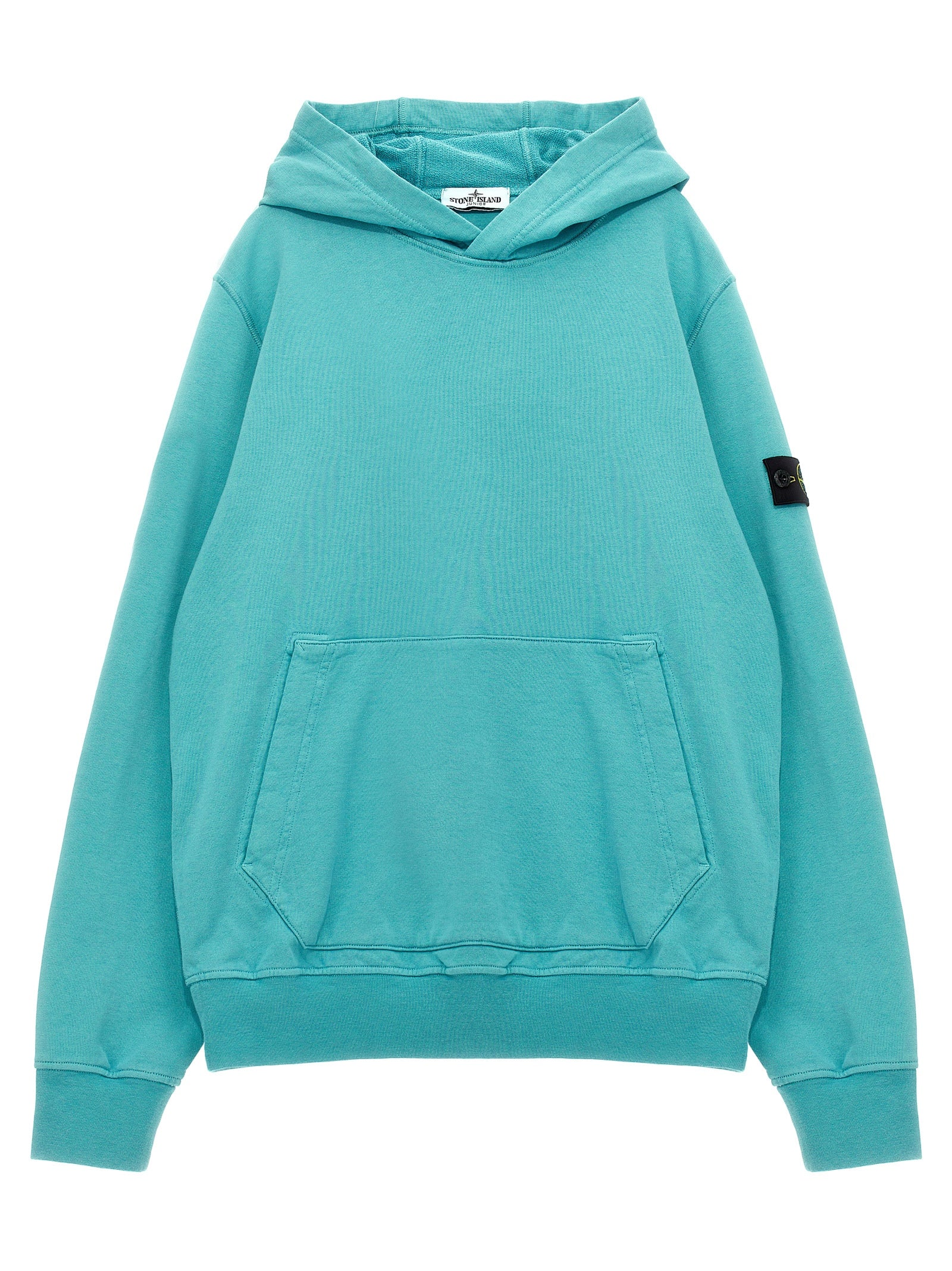 Stone Island Junior Logo Badge Hoodie