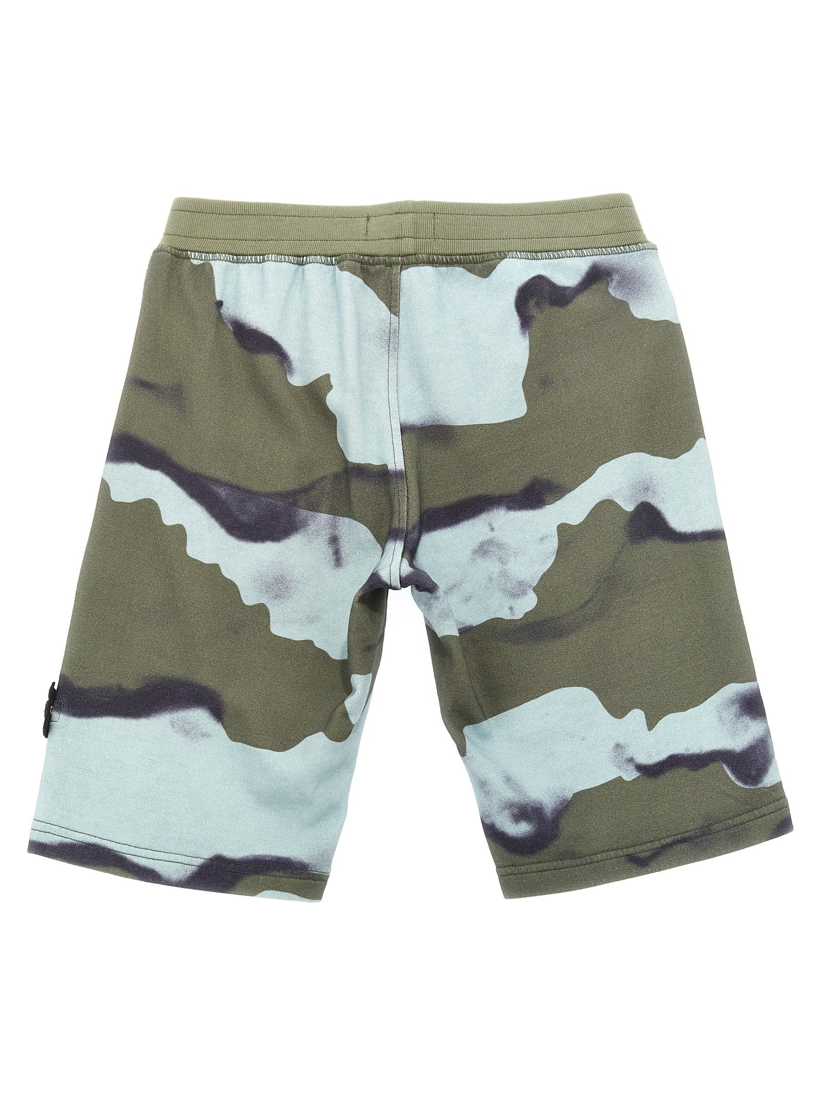 Stone Island Junior Logo Badge Bermuda Shorts