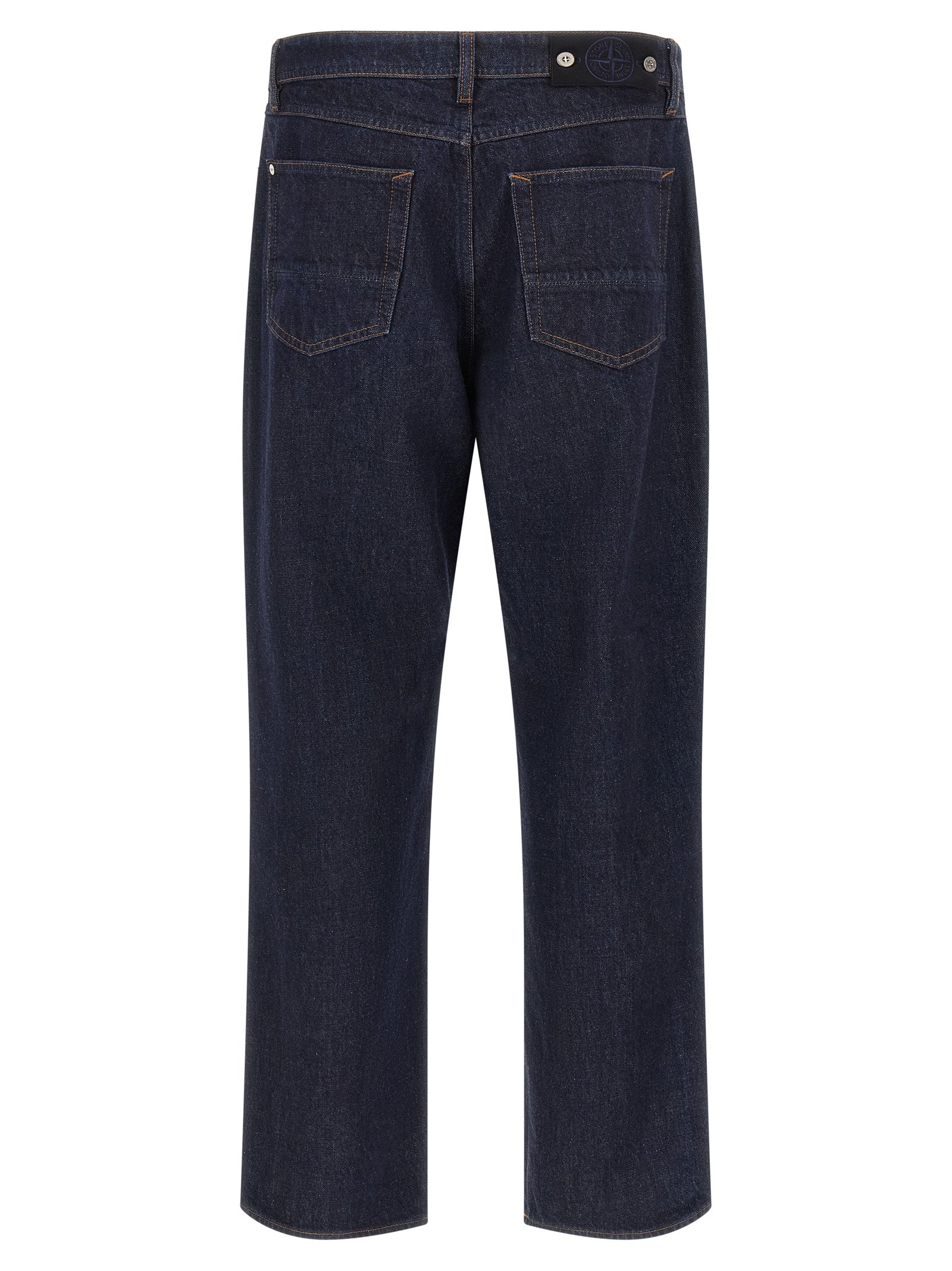 Stone Island Indigo Denim-rinsed Jeans