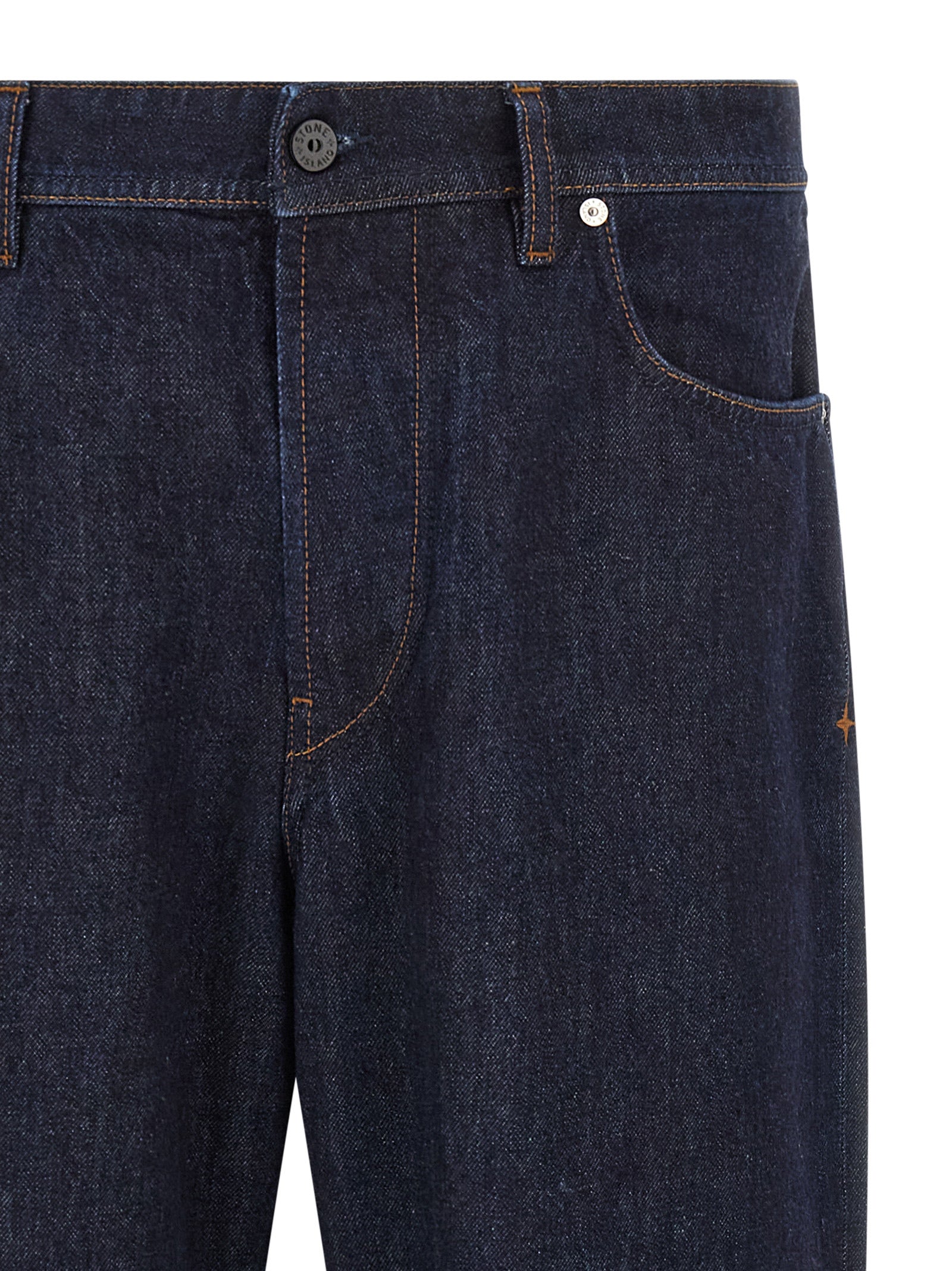 Stone Island Indigo Denim-rinsed Jeans