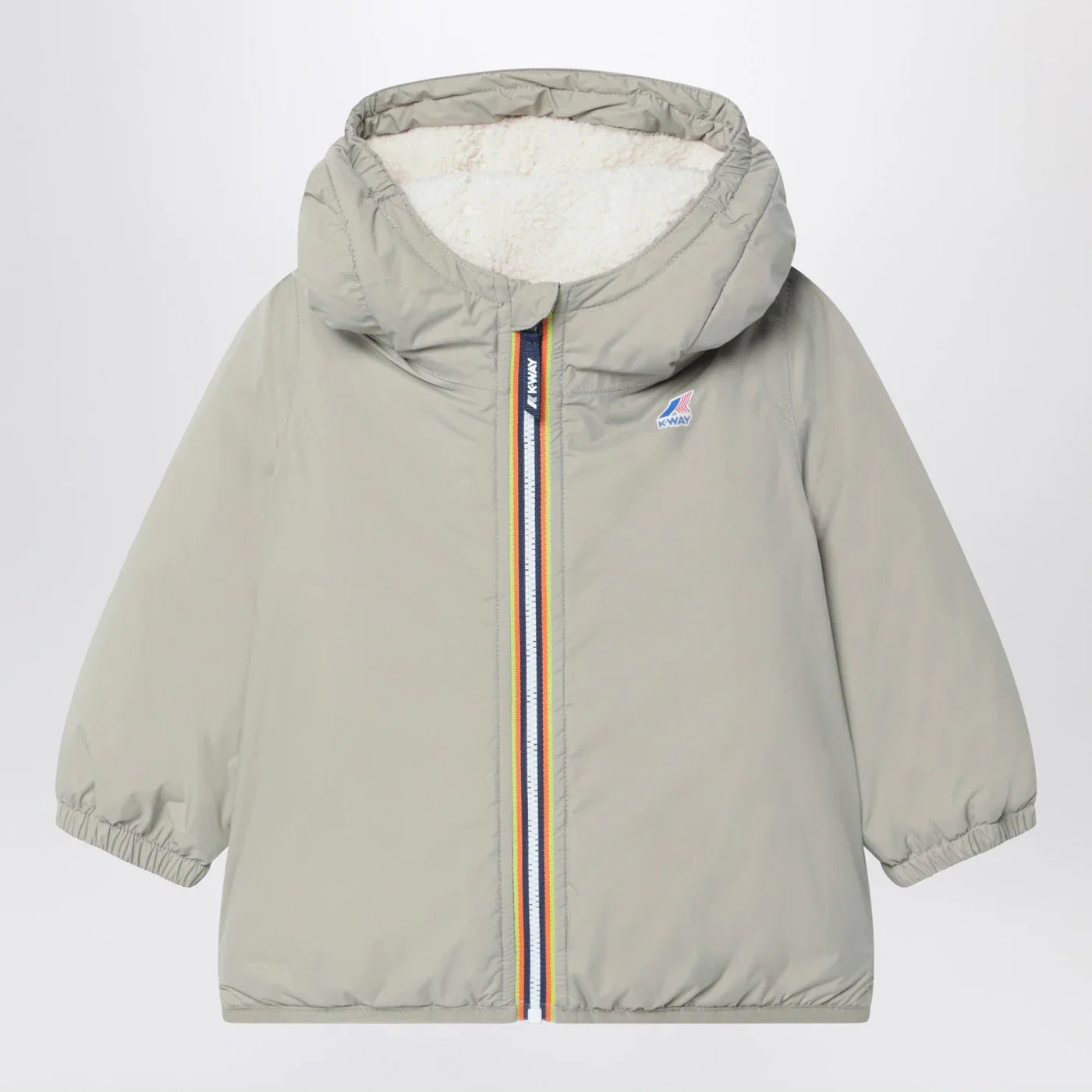 K-Way Le Vrai 4.0 Claudine Orsetto jacket in Green Oak