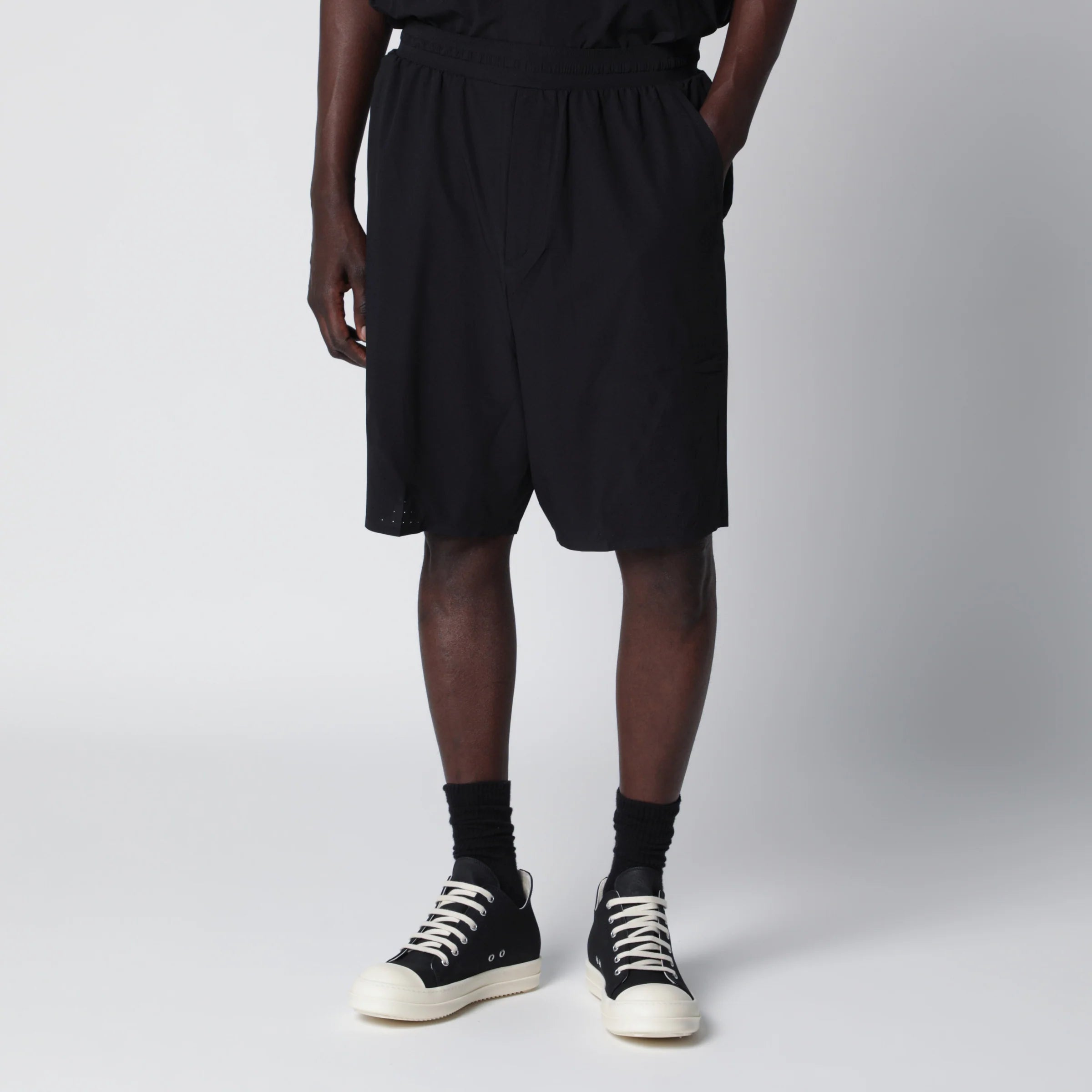 adidas Y-3 Ultralight stretch recycled-polyester Shorts in black