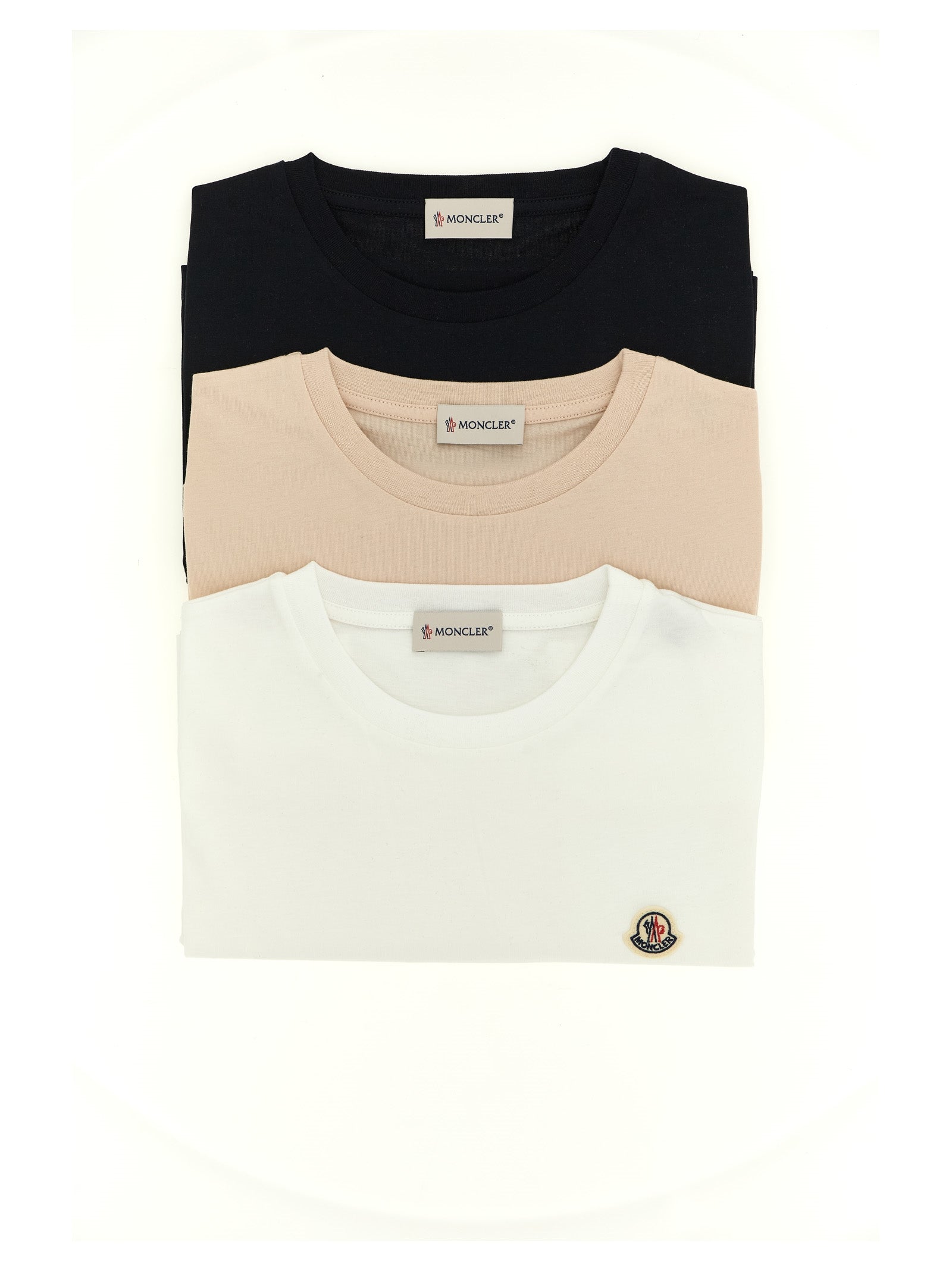 Moncler Enfant 3-pack Logo Patch T-shirt