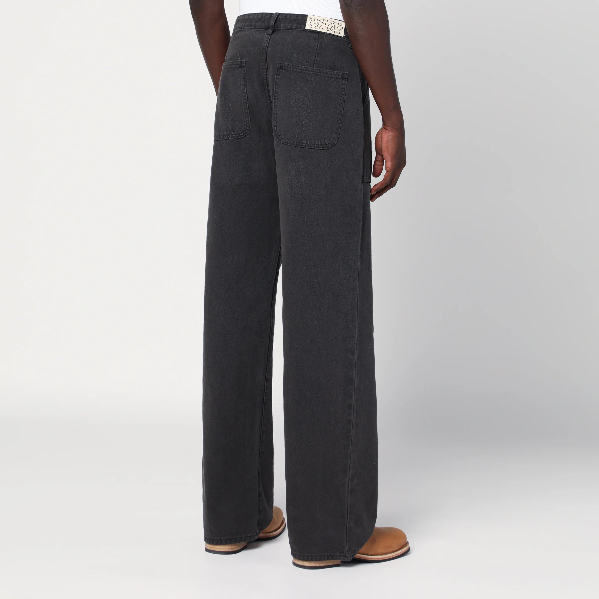 Basketcase Gallery Faded Black jeans with buttons