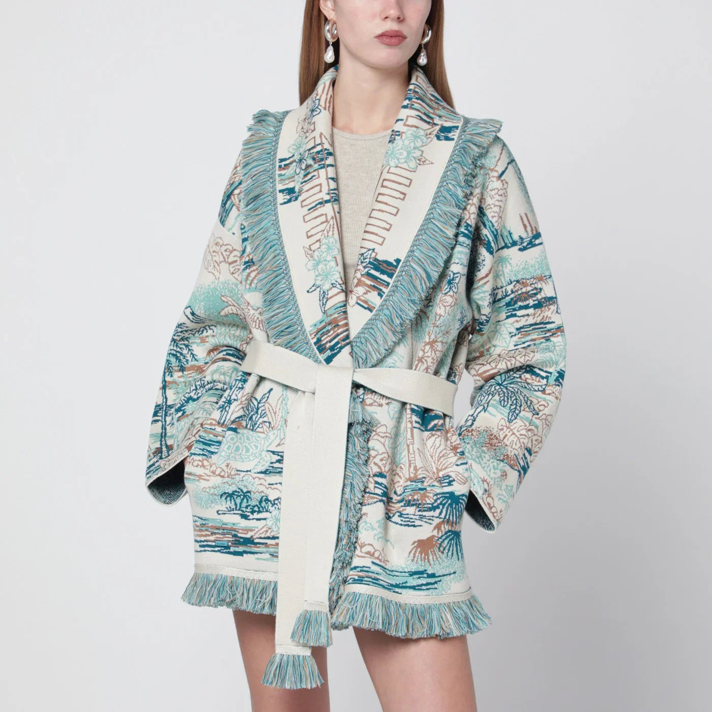 Alanui Lost In The Blue multicolour cardigan