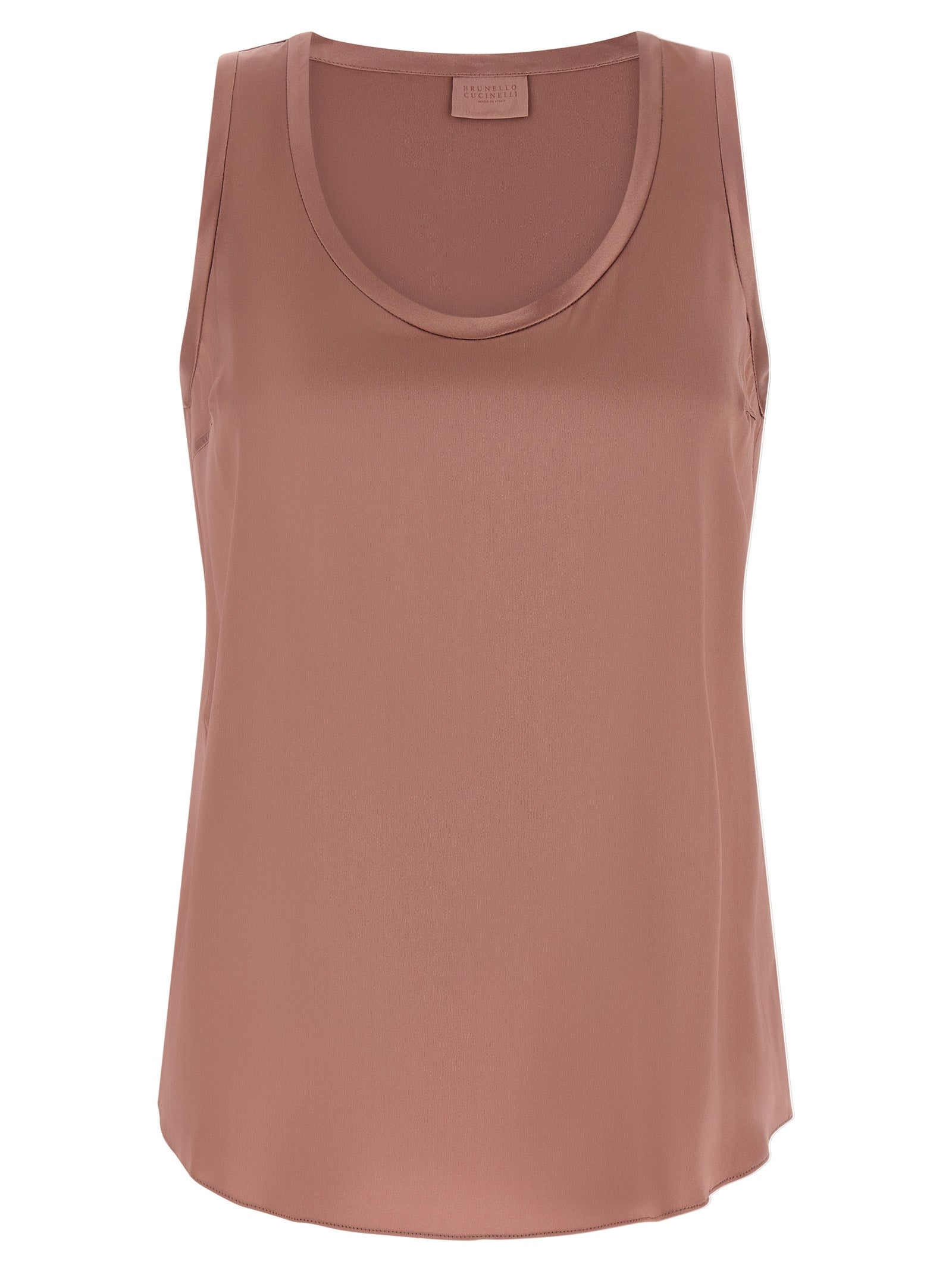 Brunello Cucinelli Satin Top