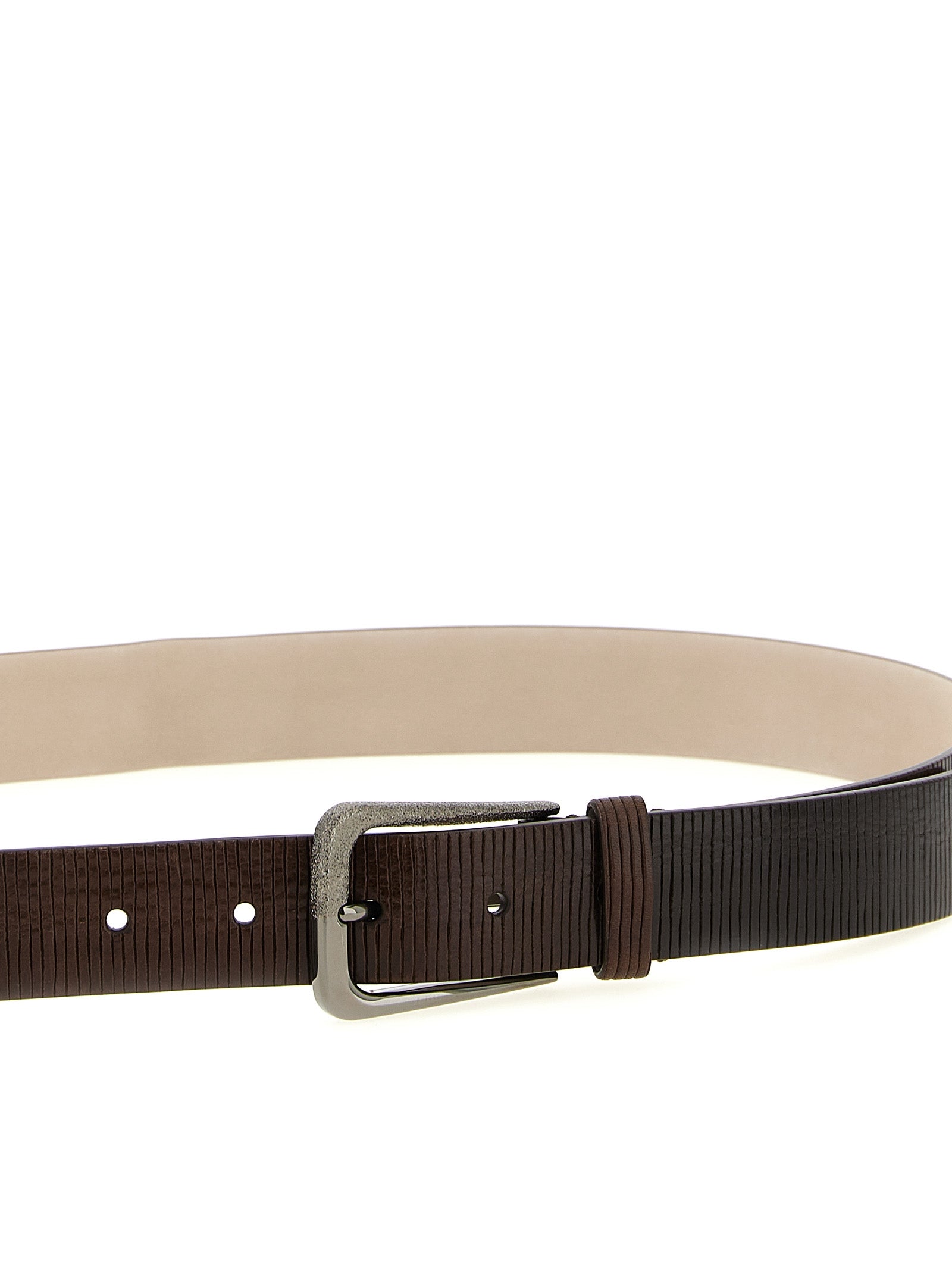Brunello Cucinelli Ribbed Belt