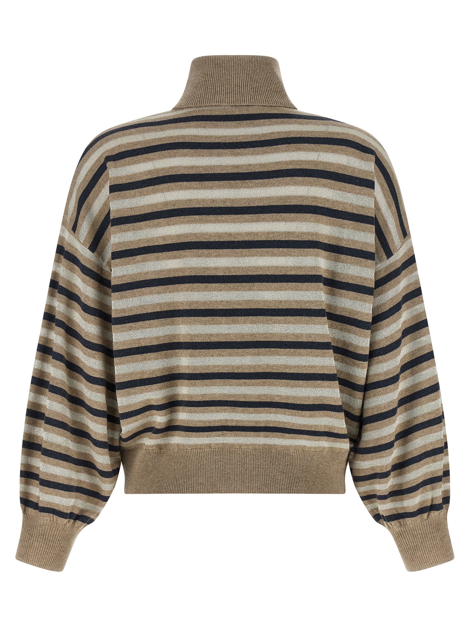 Brunello Cucinelli Sparkling Stripes Sweater