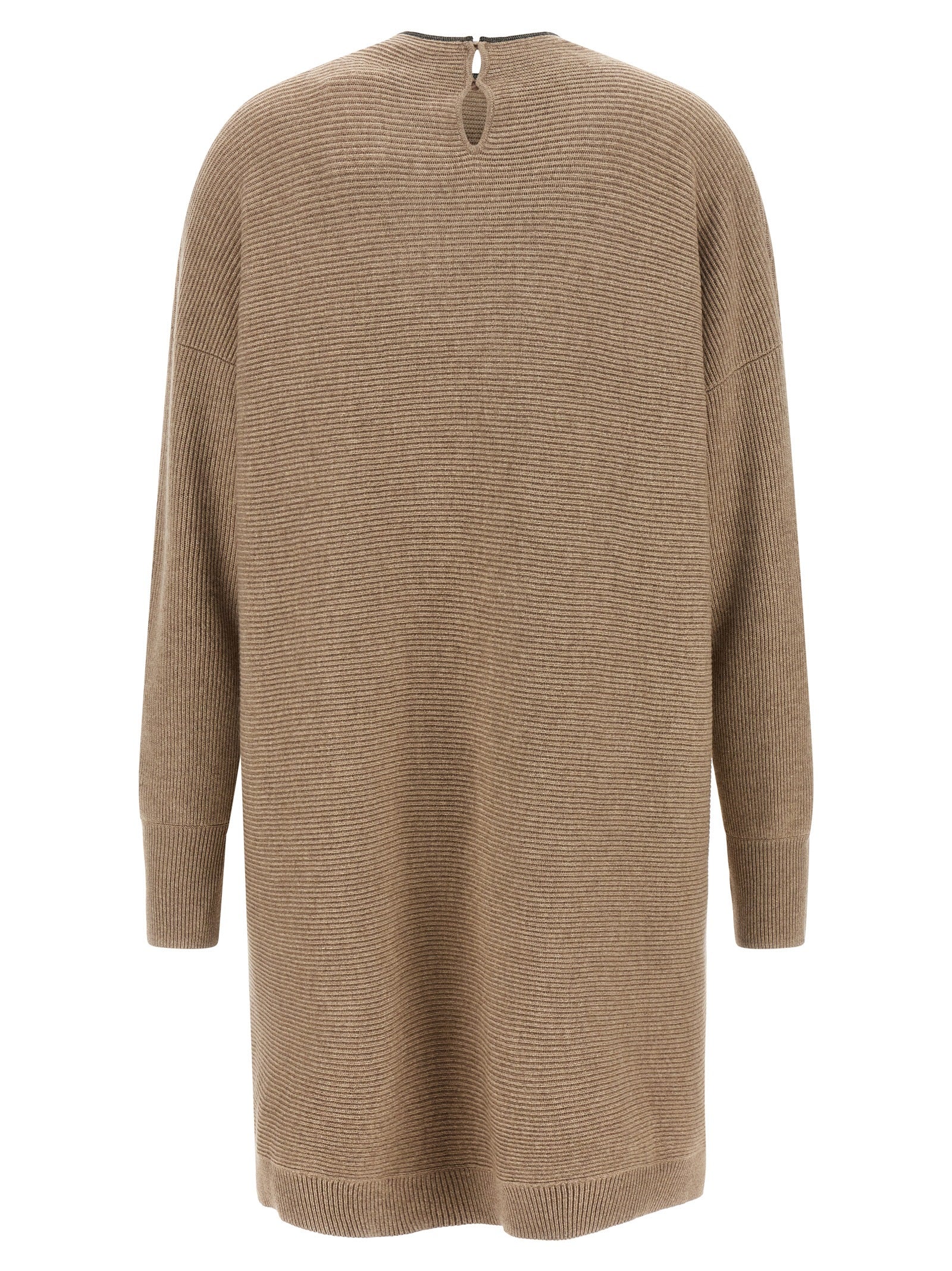 Brunello Cucinelli Precious Collar Dress