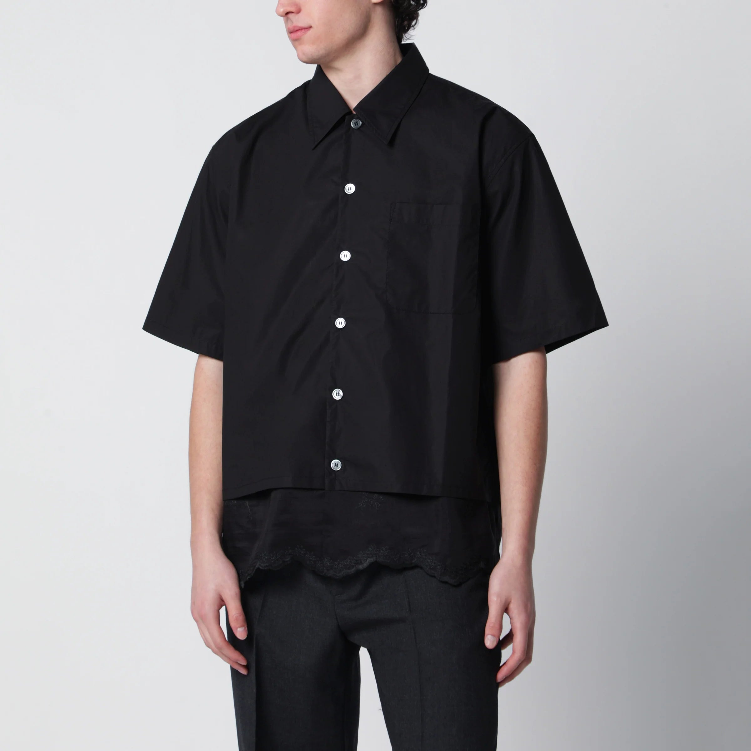 Our Legacy Every Shirt short-sleeved black shirt