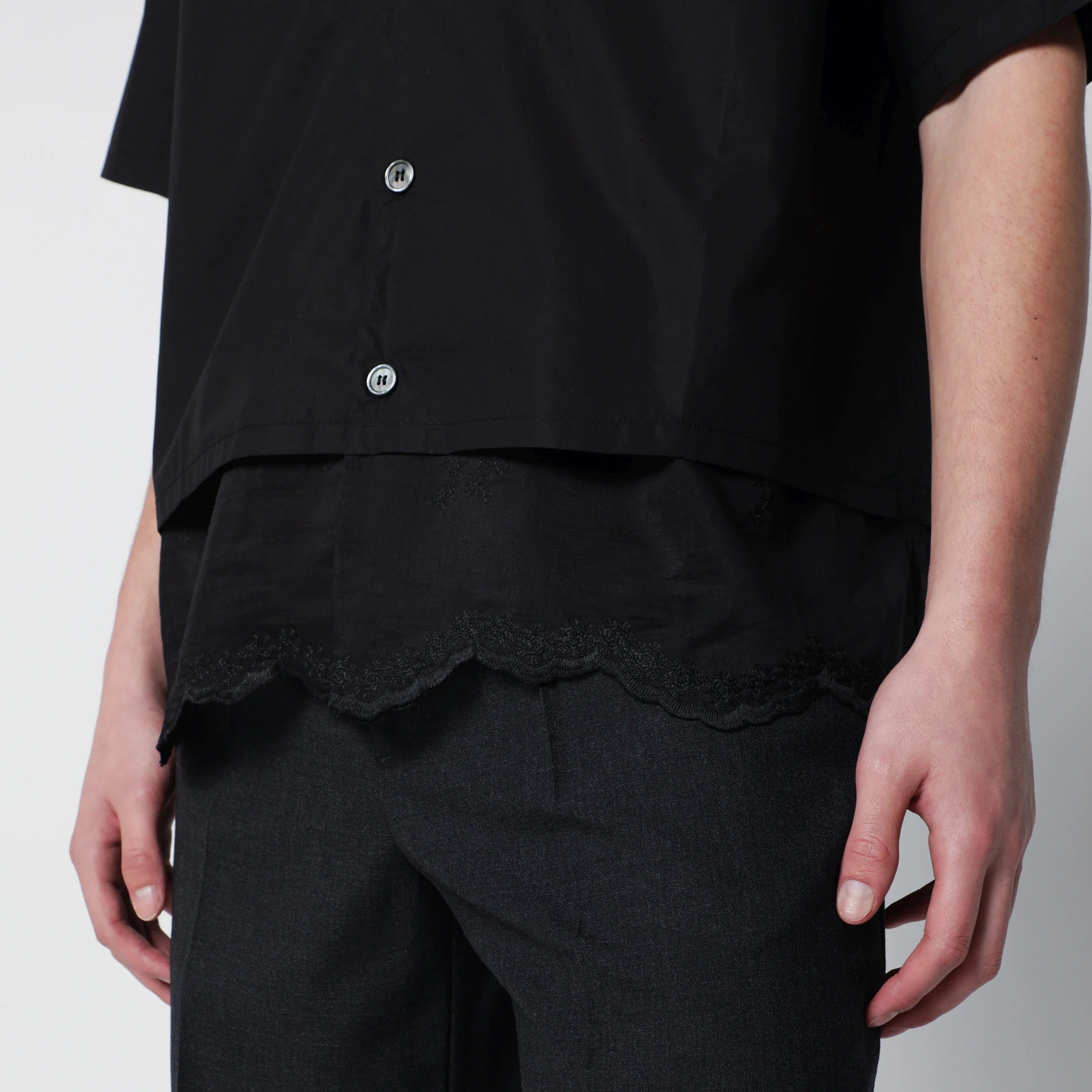 Our Legacy Every Shirt short-sleeved black shirt