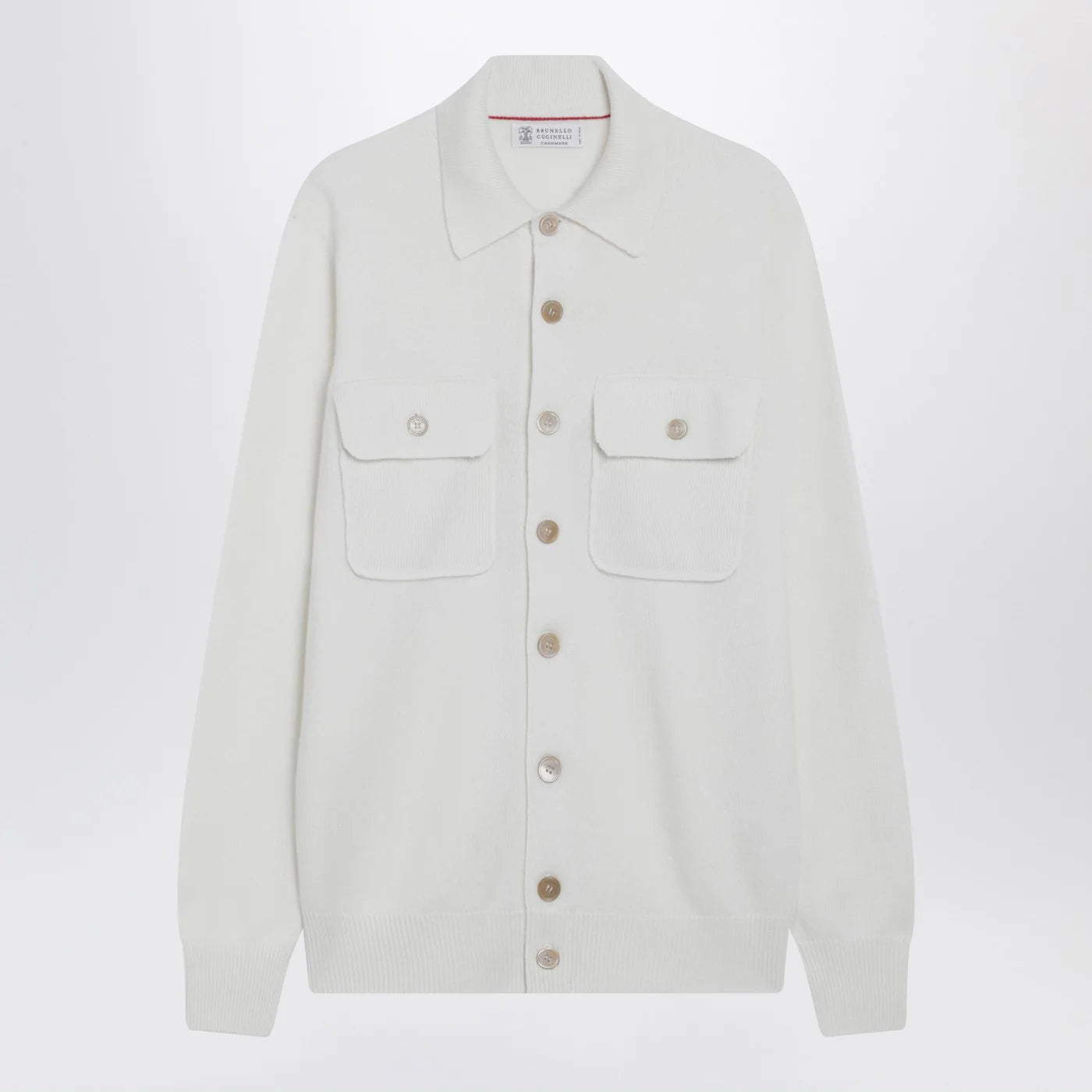 Brunello Cucinelli White cashmere cardigan