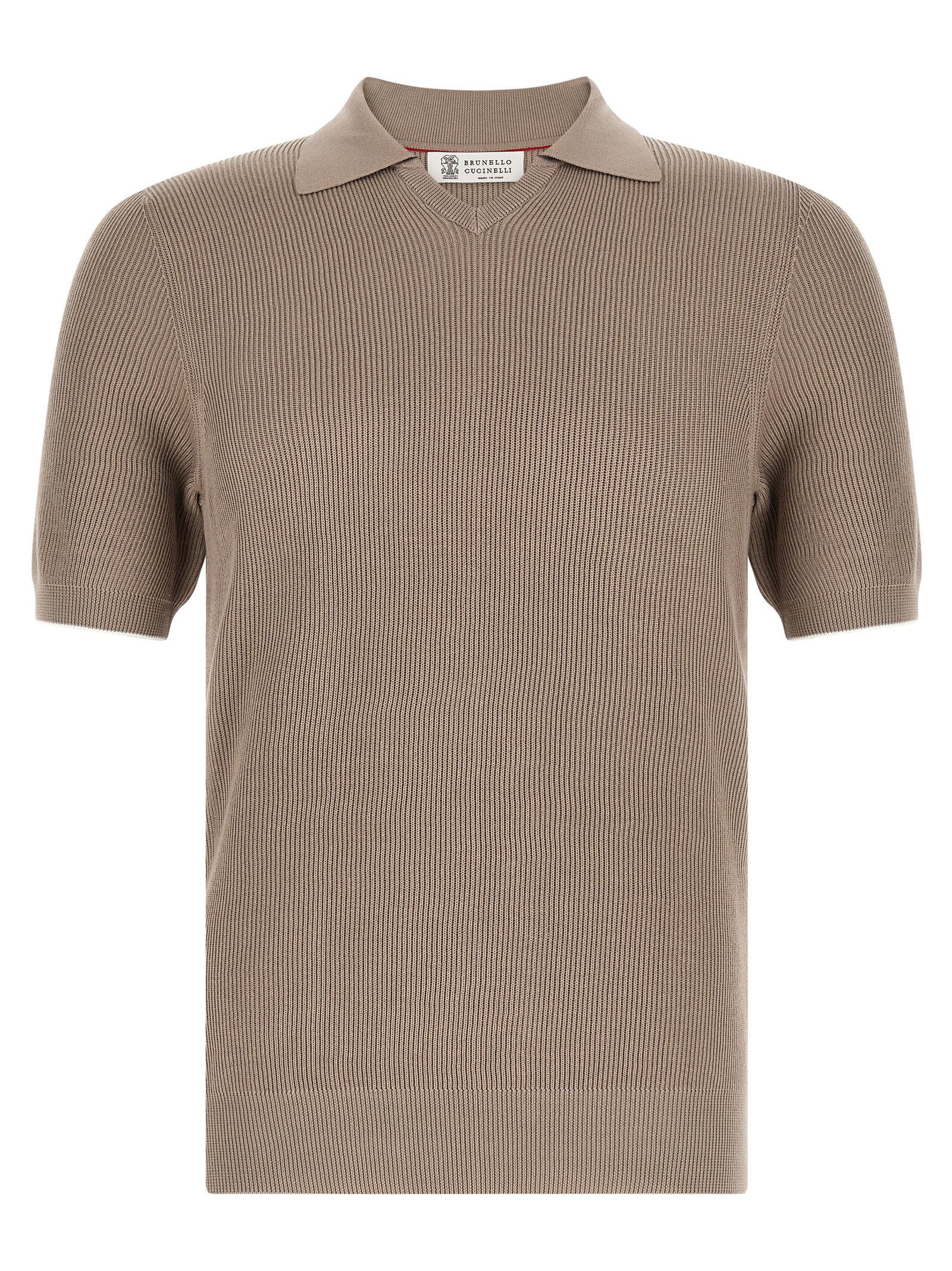 Brunello Cucinelli Knitted Polo Shirt