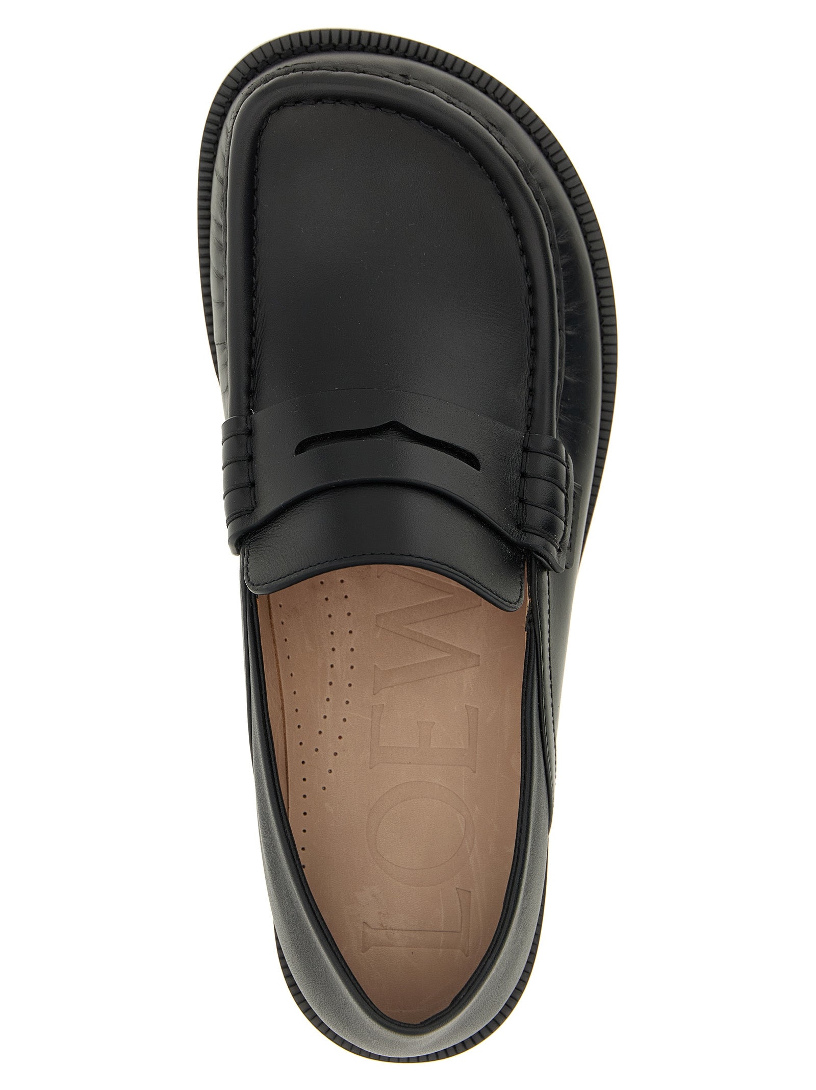 Loewe Campo Flap Back Loafers