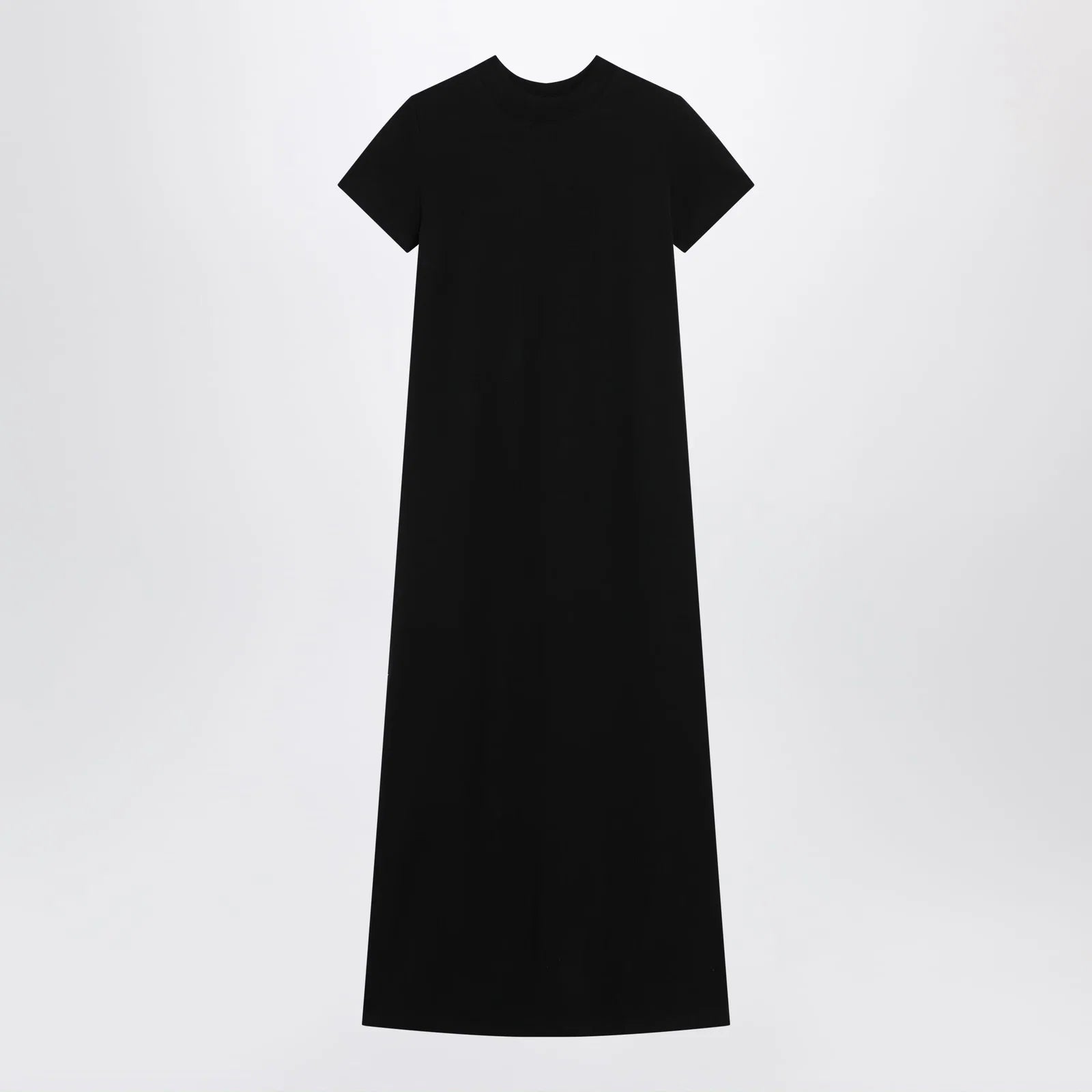 The Frankie Shop Malo maxi T-shirt dress in cotton black