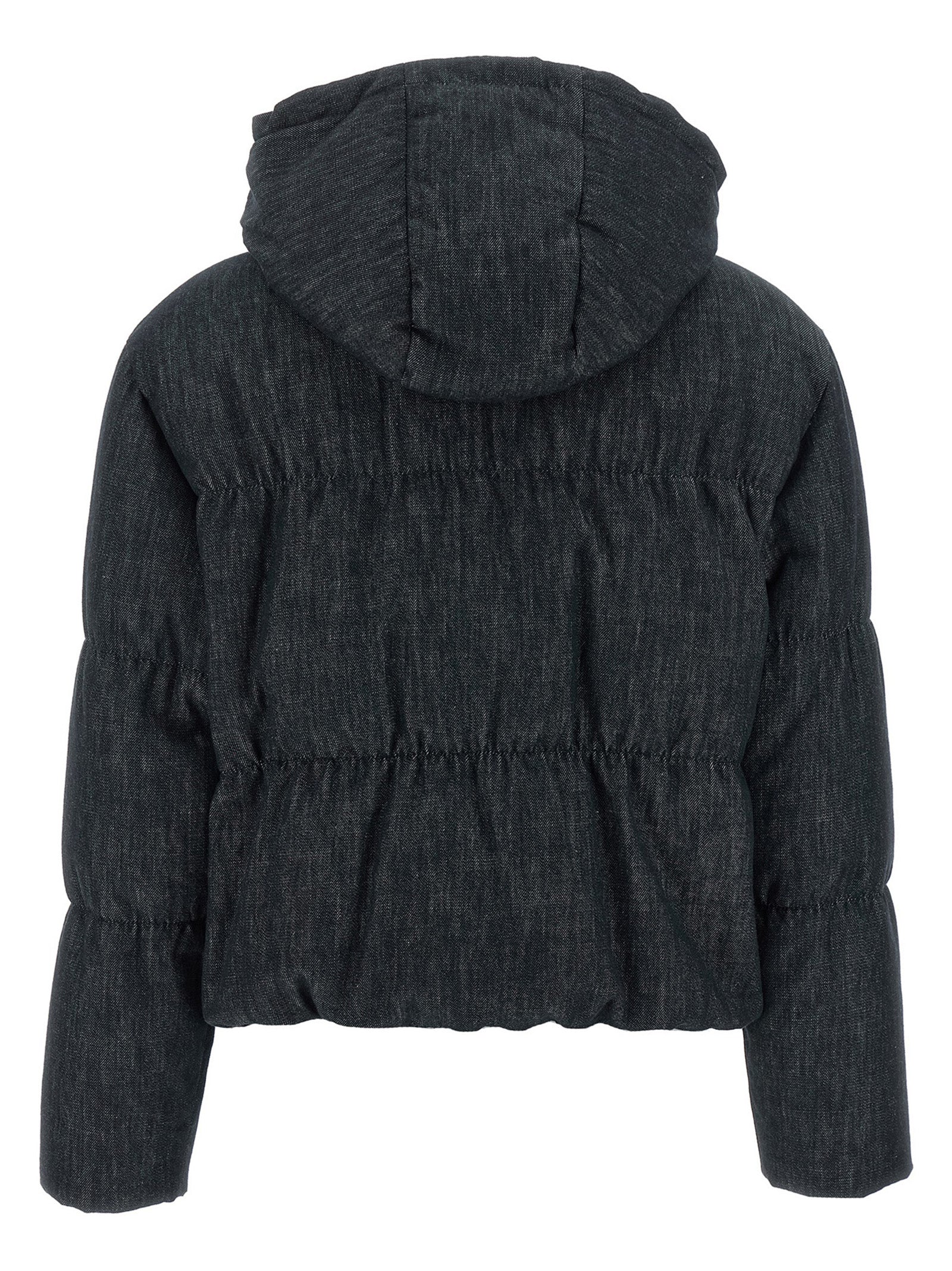 Brunello Cucinelli Denim-effect Twill Down Jacket