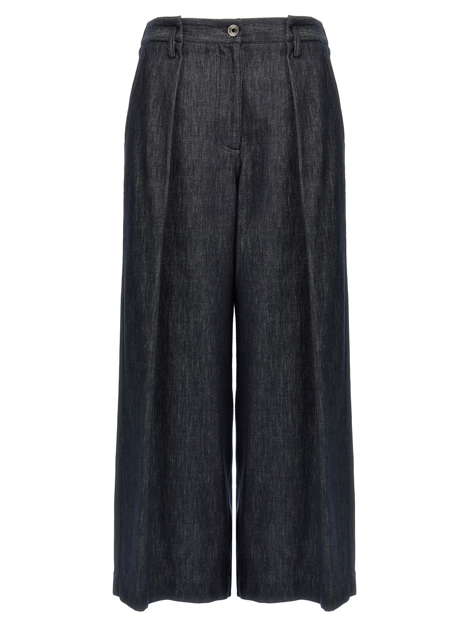 Brunello Cucinelli A-line Pleated Pants