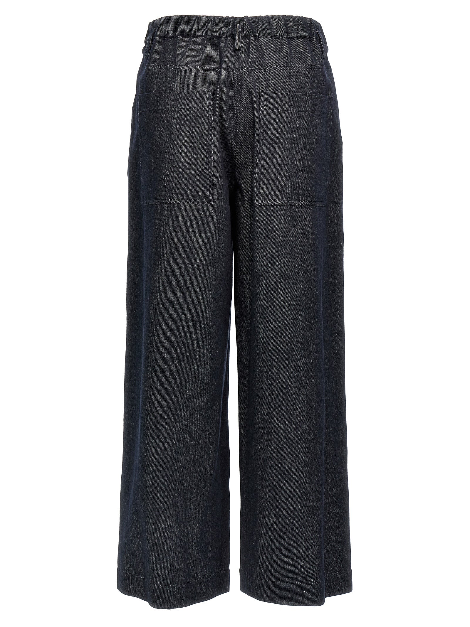 Brunello Cucinelli A-line Pleated Pants