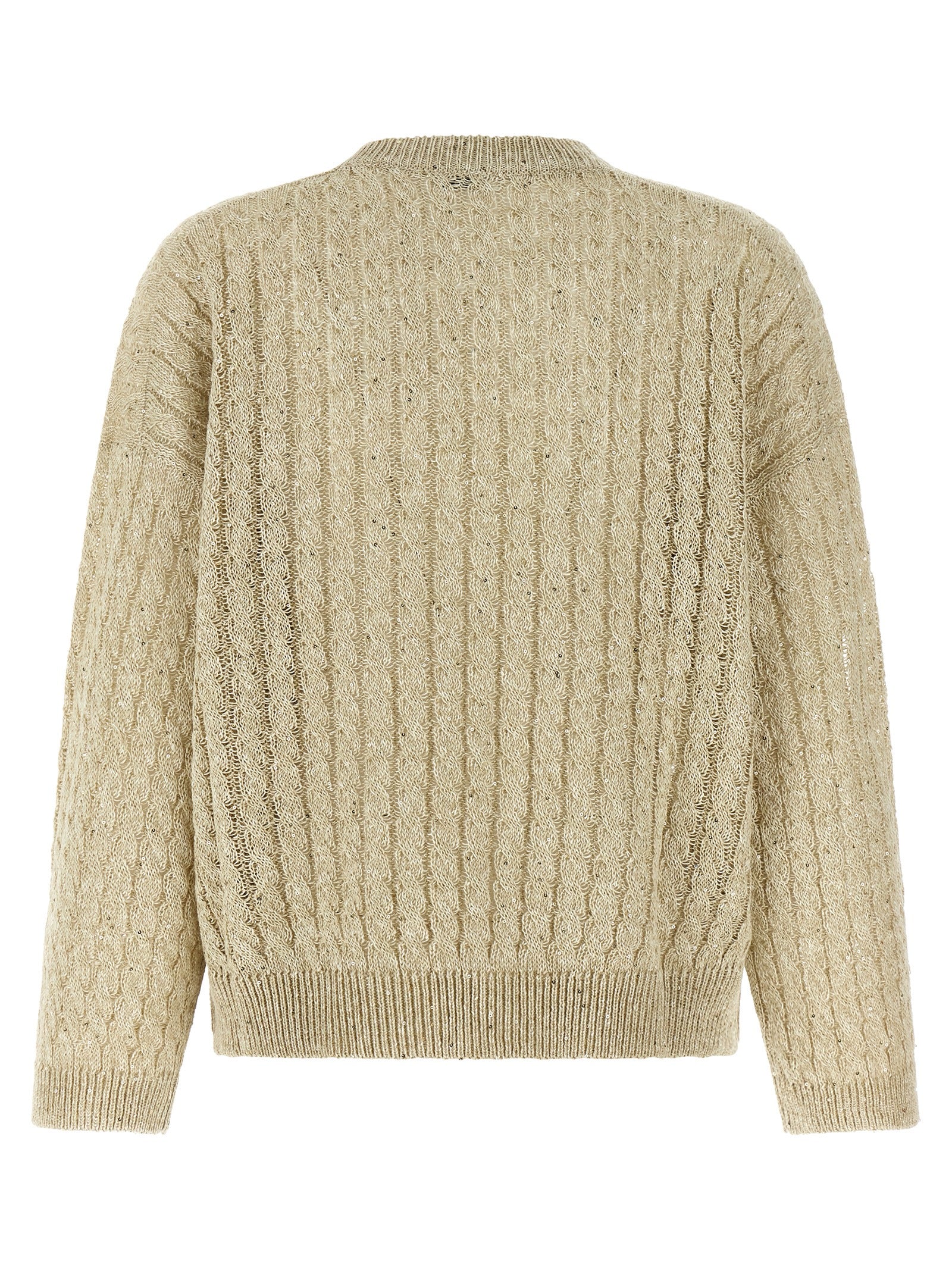 Brunello Cucinelli Dazzling Cable Sweater