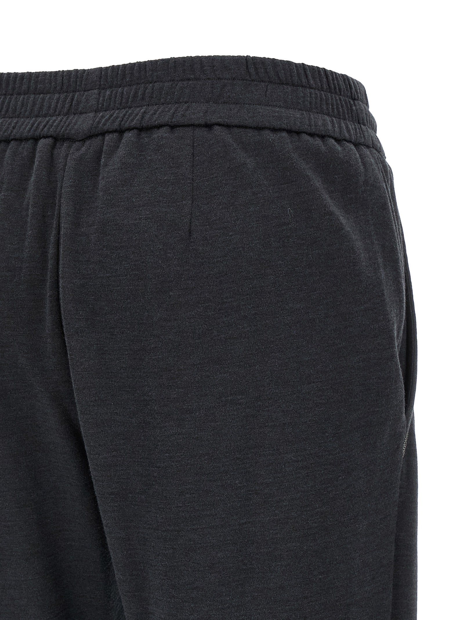 Brunello Cucinelli Shiny Pocket Detail Joggers