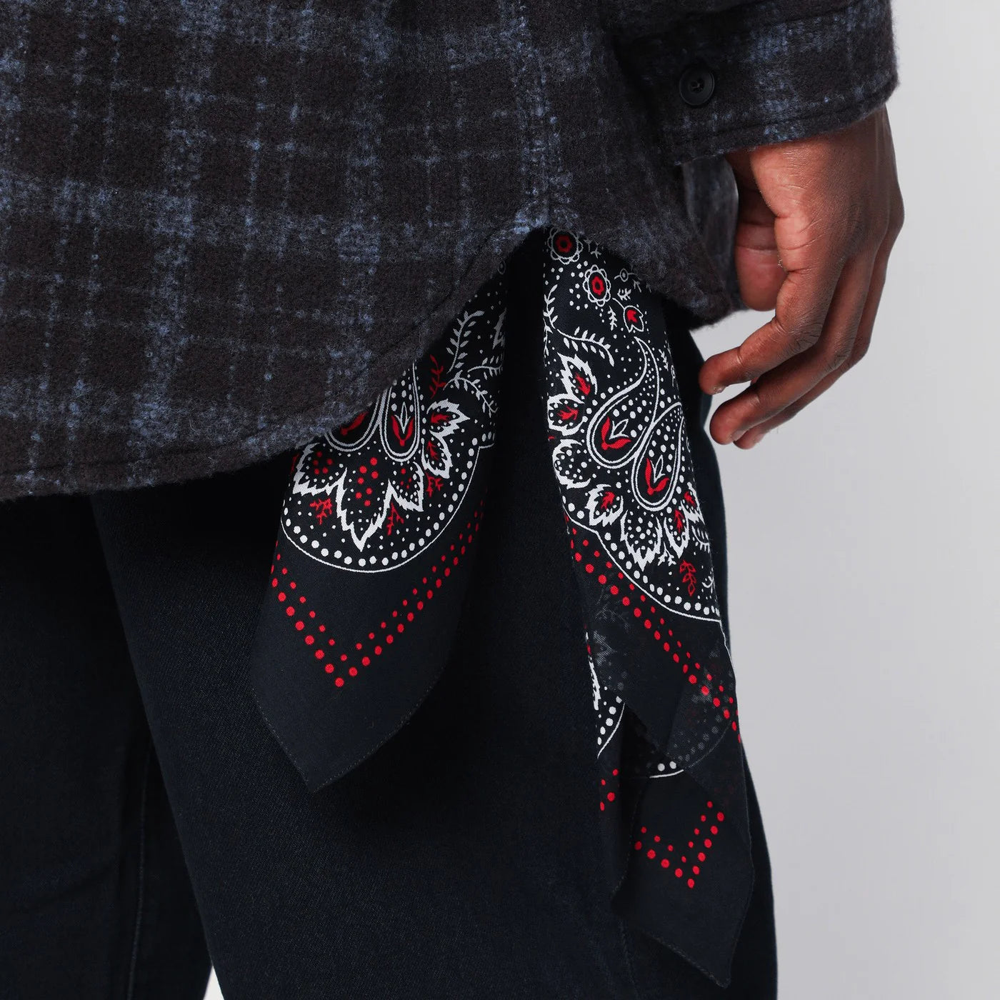 Destin Plaid wool shirt jacket