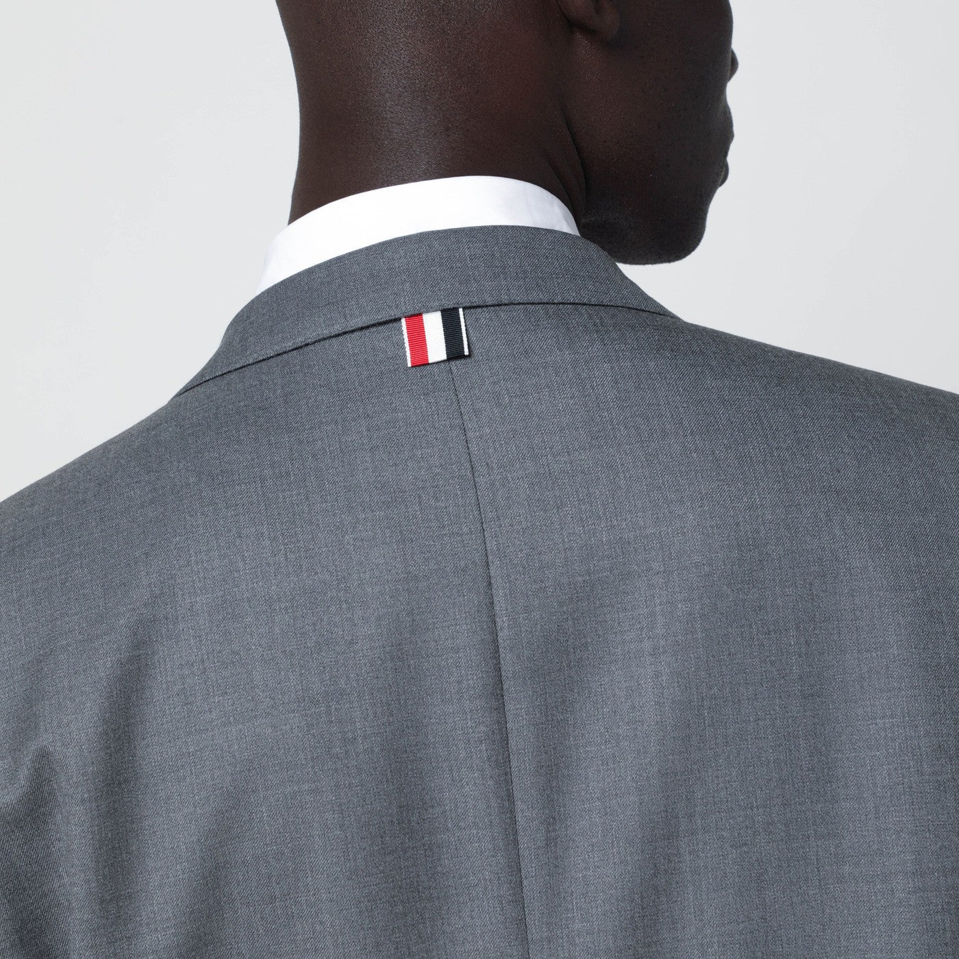 Thom Browne Grey single-breasted wool jacket