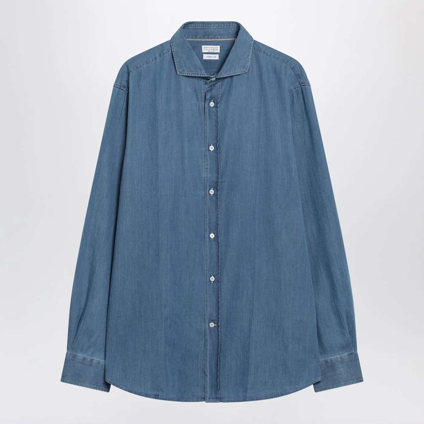 Brunello Cucinelli Light blue Easy Fit denim shirt
