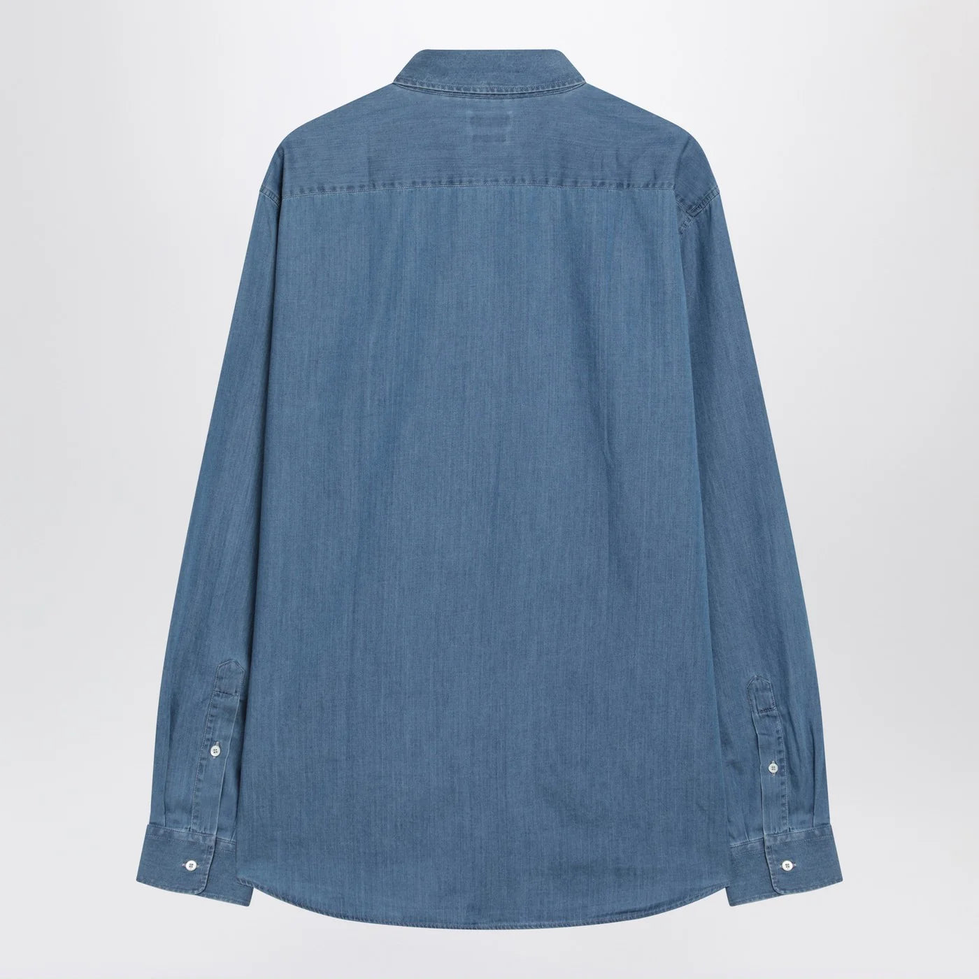 Brunello Cucinelli Light blue Easy Fit denim shirt