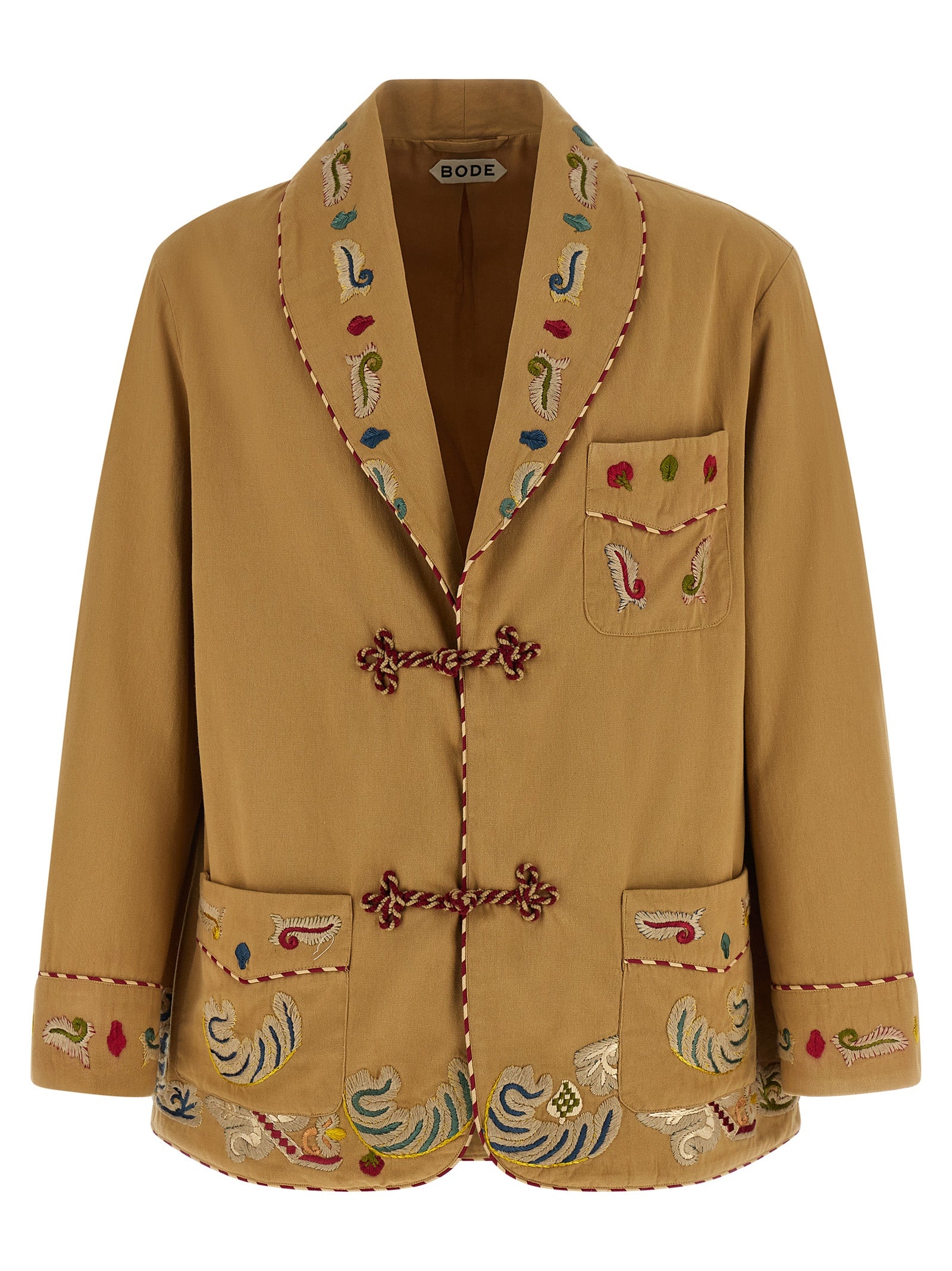 Bode Feather Runner Smoking Blazer