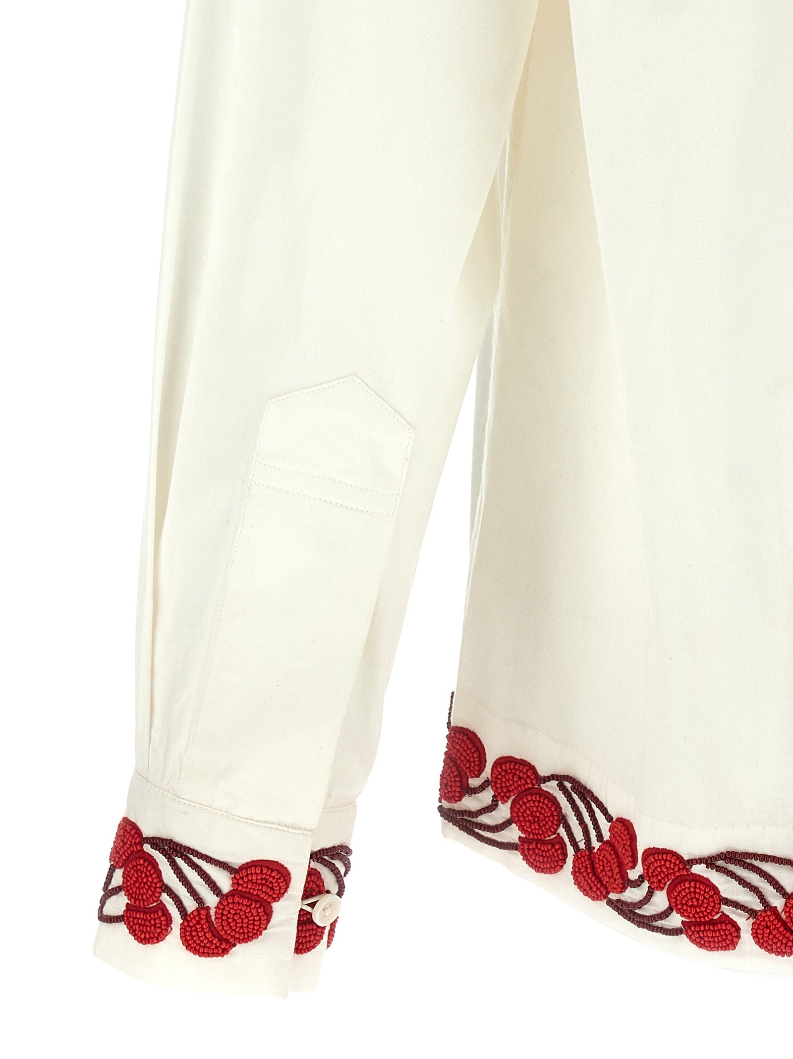Bode Cherry Lane Beaded Shirt