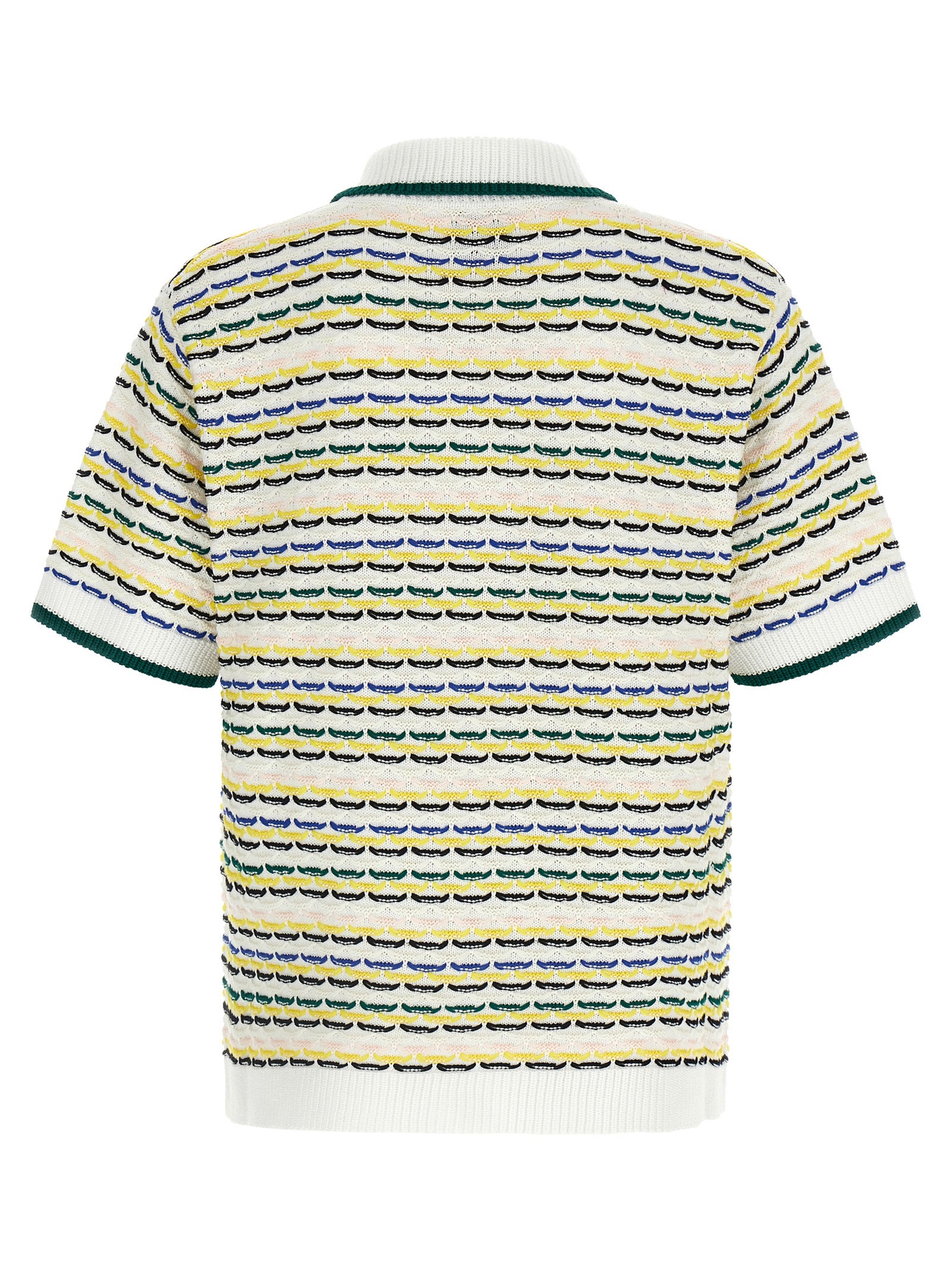 Casablanca Tuck Stitch Short Sleeve Shirt
