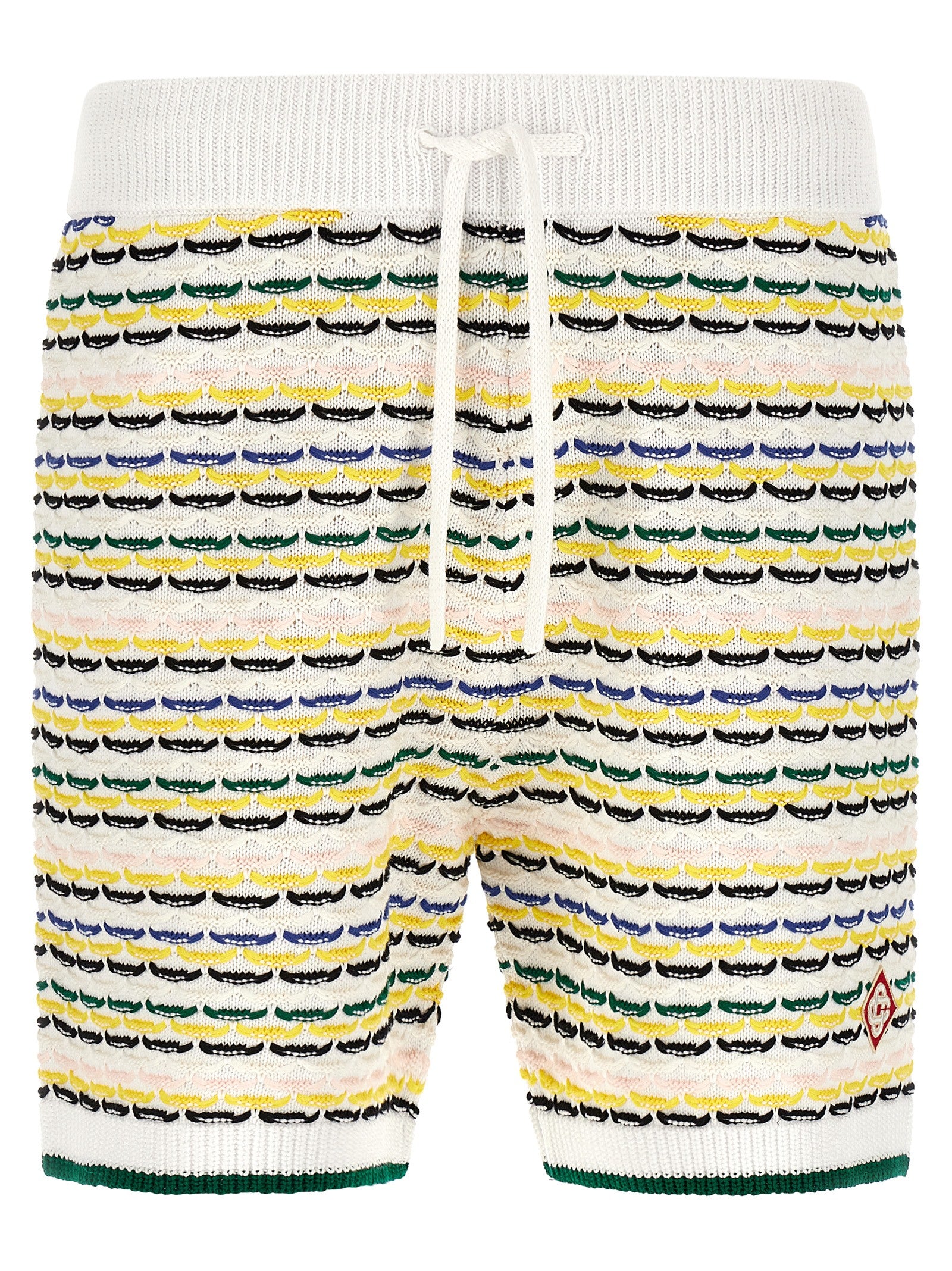 Casablanca Tuck Stitch Bermuda Shorts