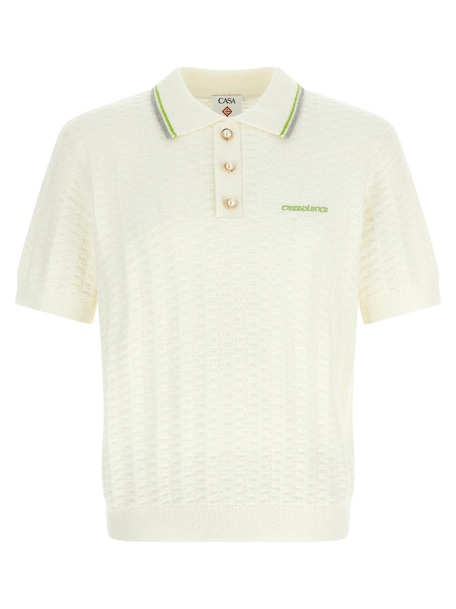 Casablanca Tennisbouclé Polo Shirt