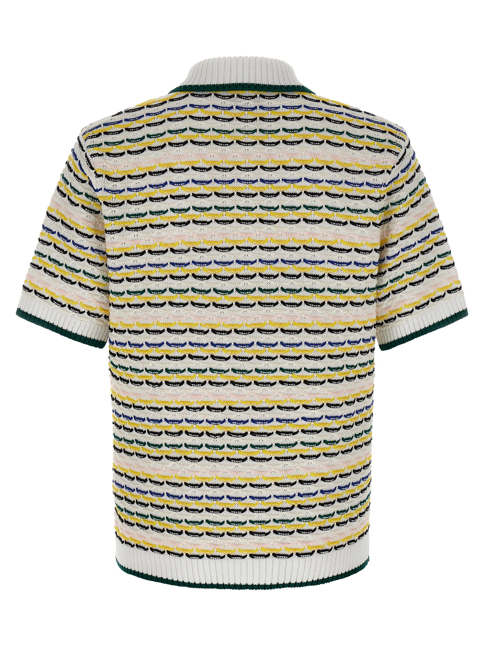 Casablanca Tuck Stitch Polo Shirt