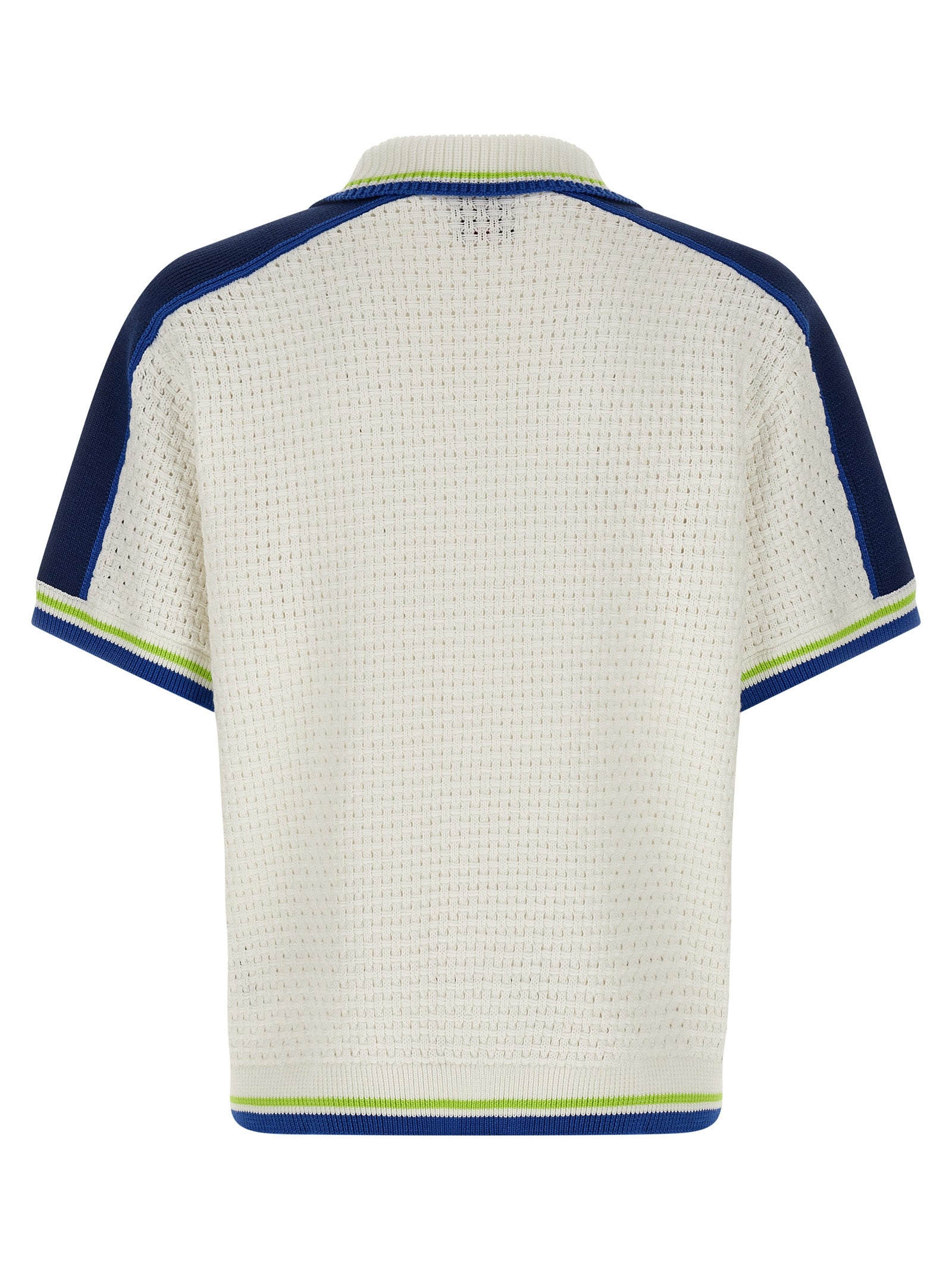 Casablanca Tennis Cotton Crochet Shirt