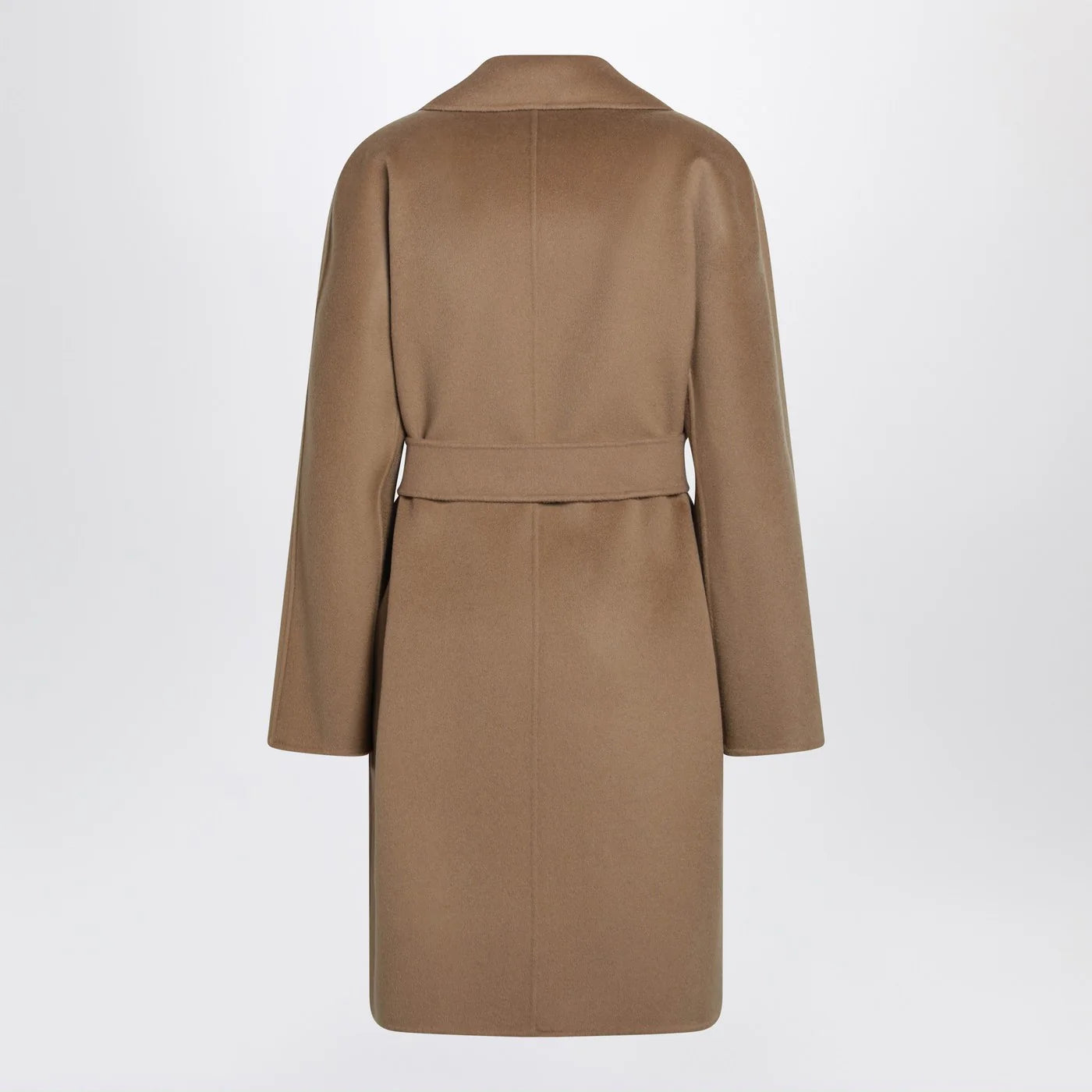 Max Mara Studio Camel wrap coat in cashmere and wool