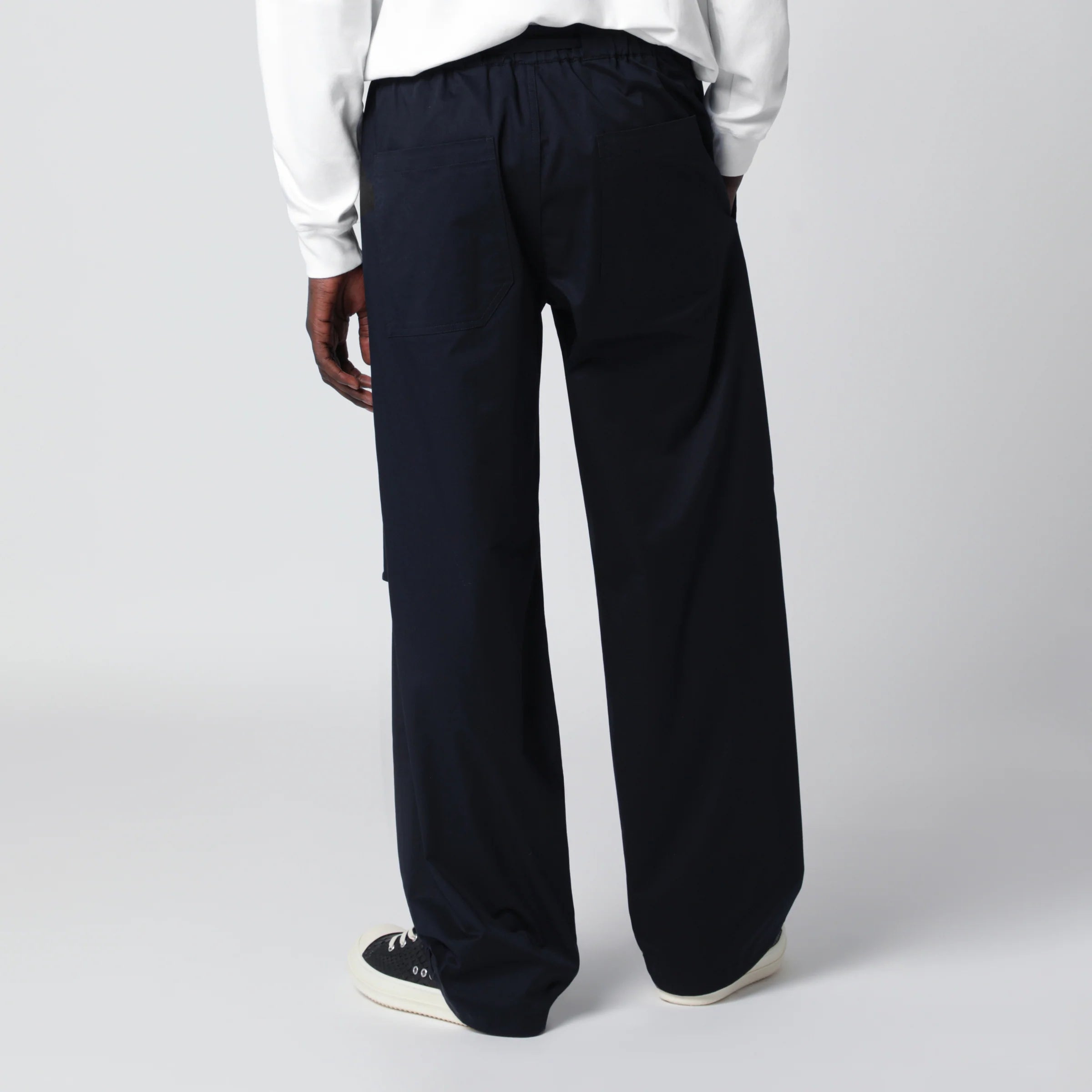 DARKPARK Jordan relaxed fit navy blue trousers