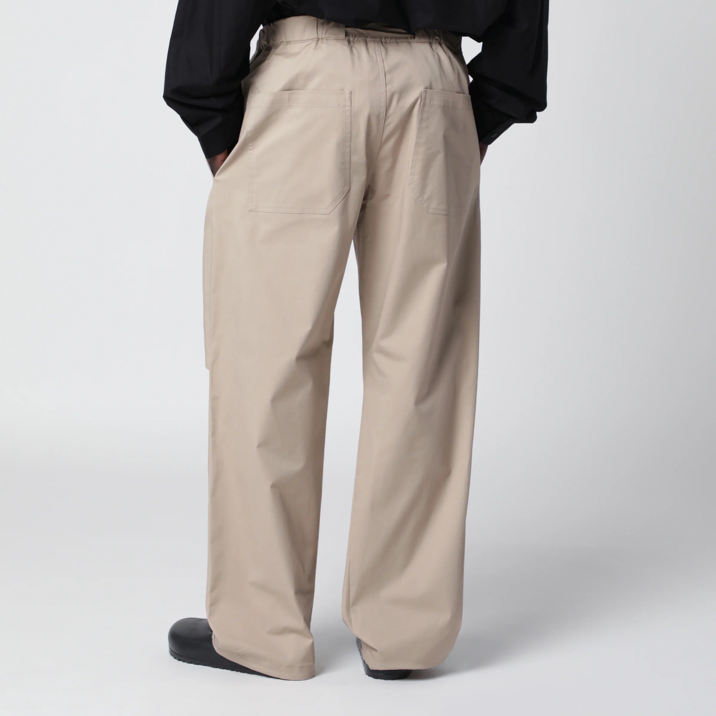 DARKPARK Jordan relaxed fit taupe trousers